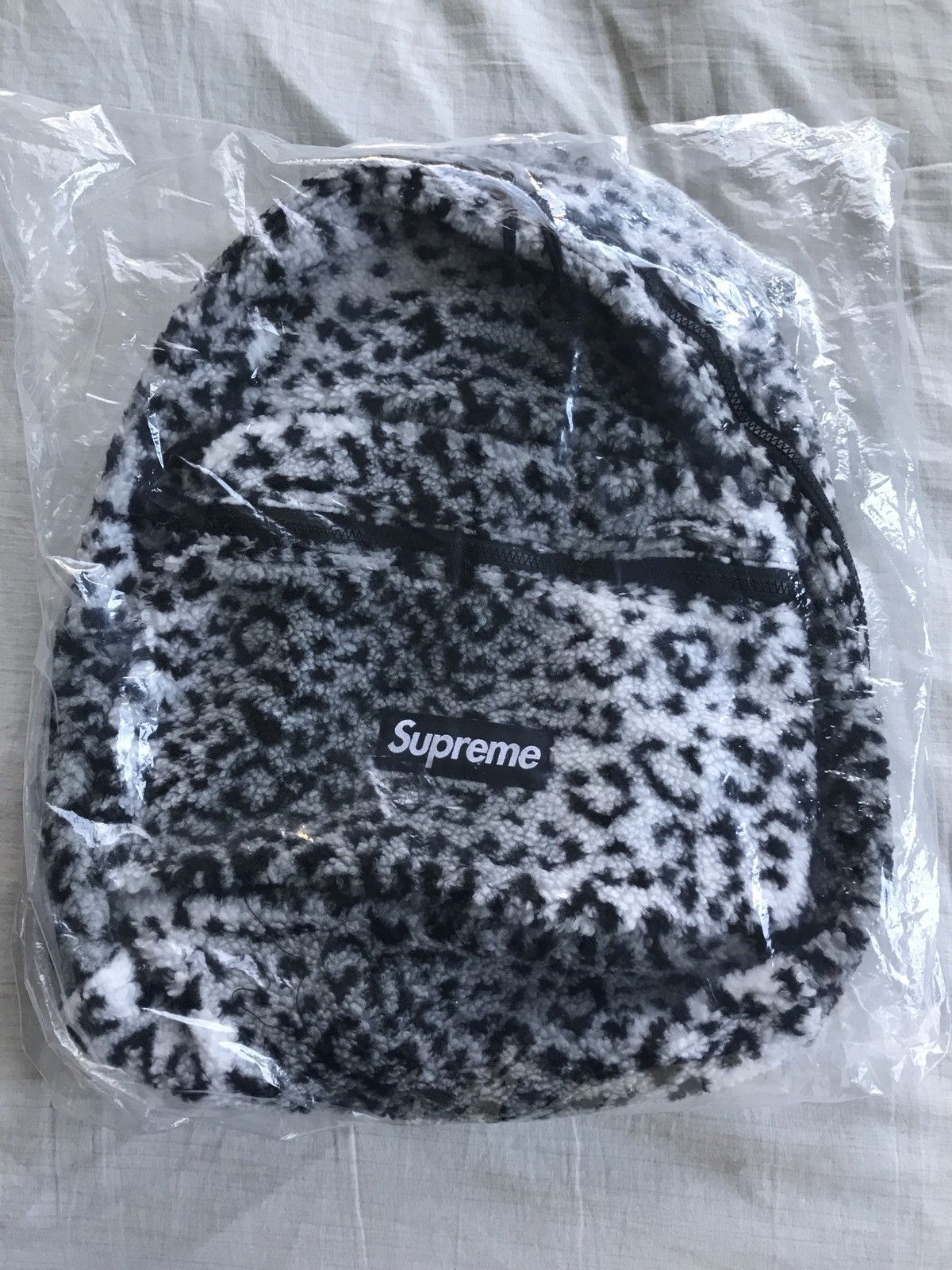 Leopard Fleece Backpack Accessories