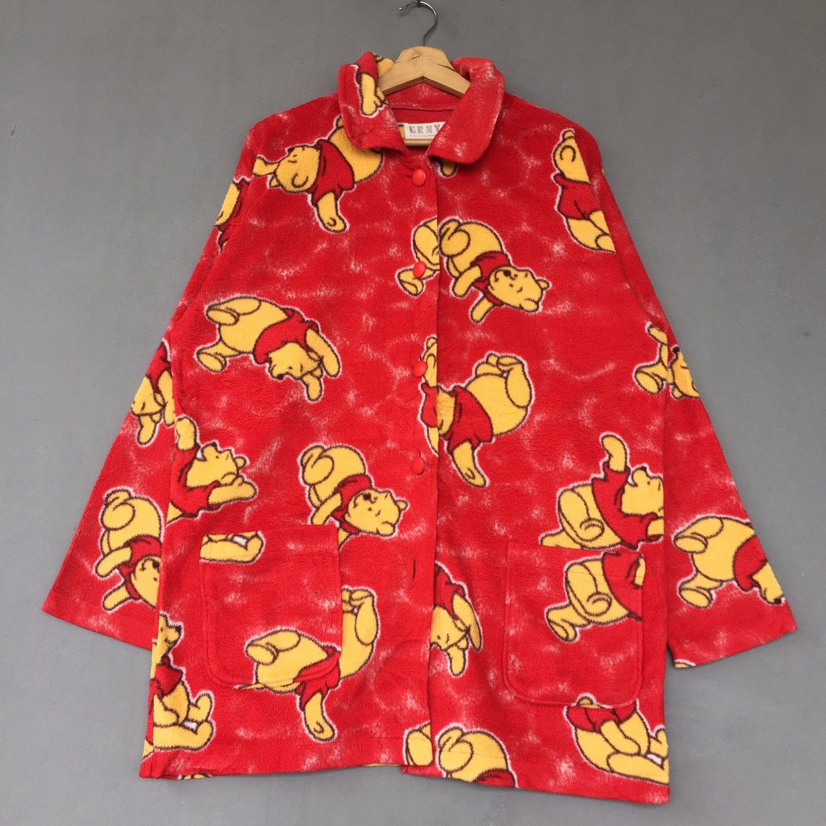 Vintage Pyjamas Pooh Full Print Fleece