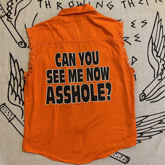 LIL PEEP CAN YOU SEE ME NOW ASSHOLE Vest as seen on Lil Peep | Grailed