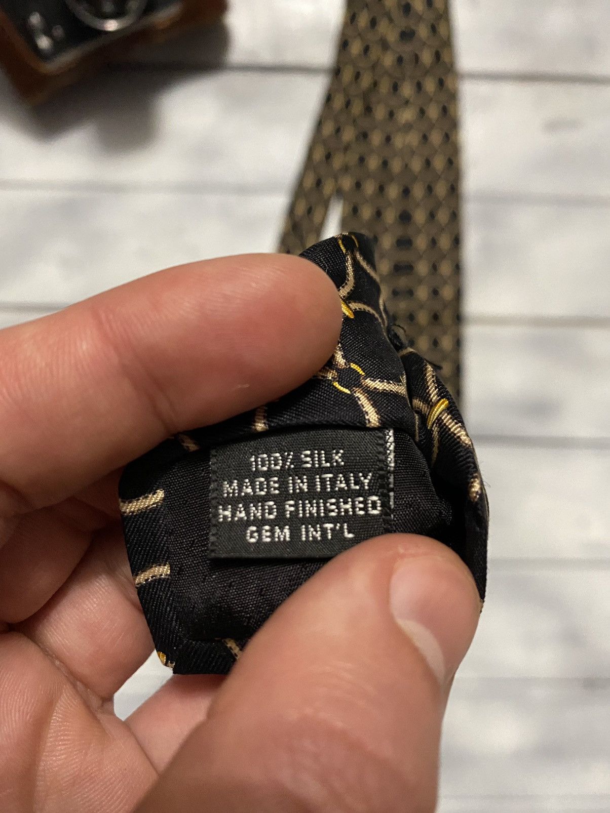 Gucci Rare Luxury Tie Paolo Gucci vintage Size ONE SIZE - 6 Thumbnail