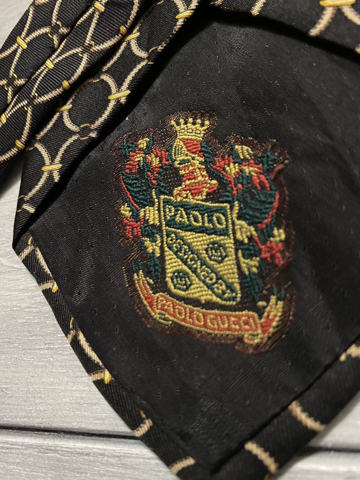Gucci Rare Luxury Tie Paolo Gucci vintage Size ONE SIZE - 5 Thumbnail