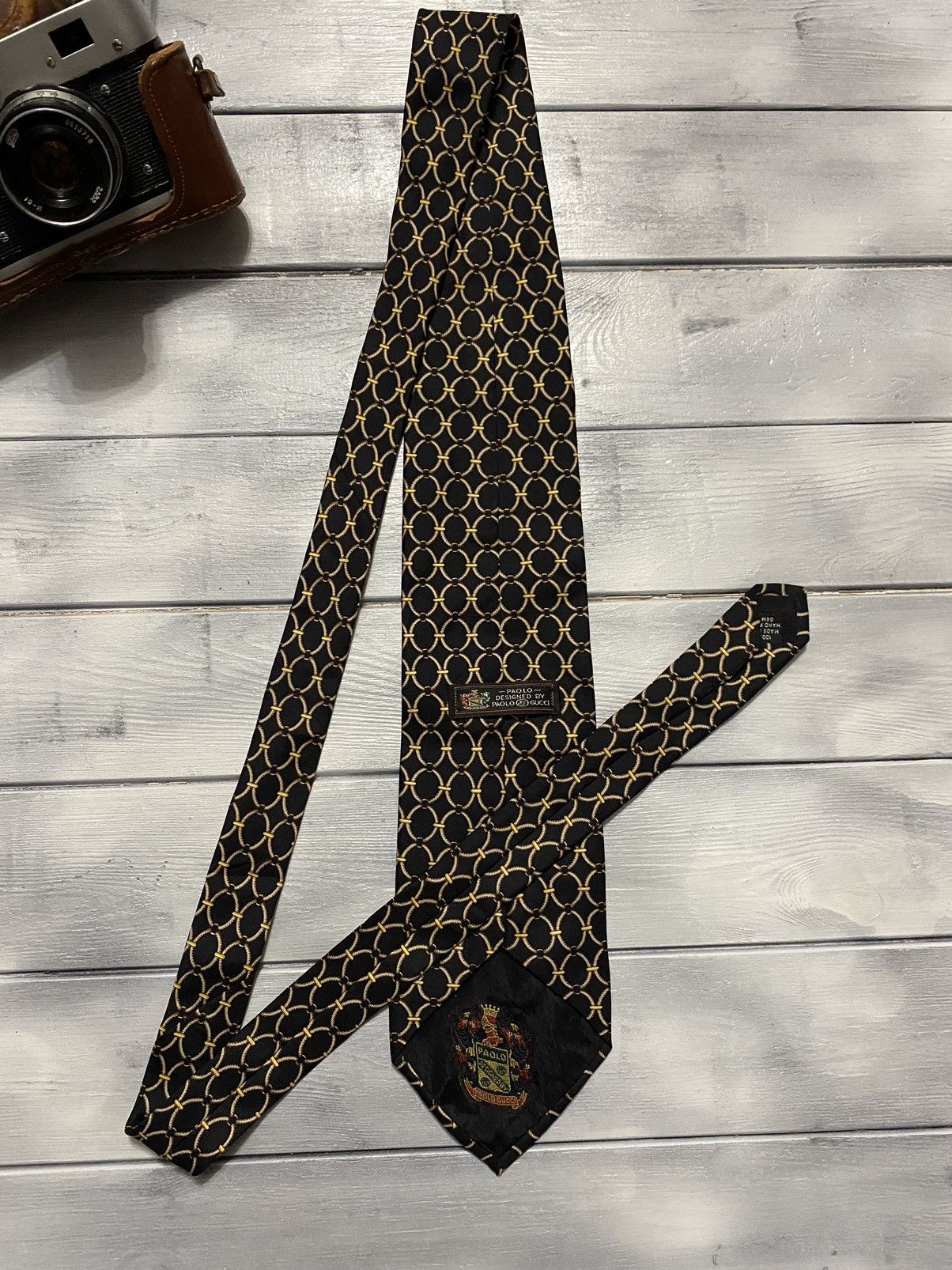 Gucci Rare Luxury Tie Paolo Gucci vintage Size ONE SIZE - 3 Thumbnail