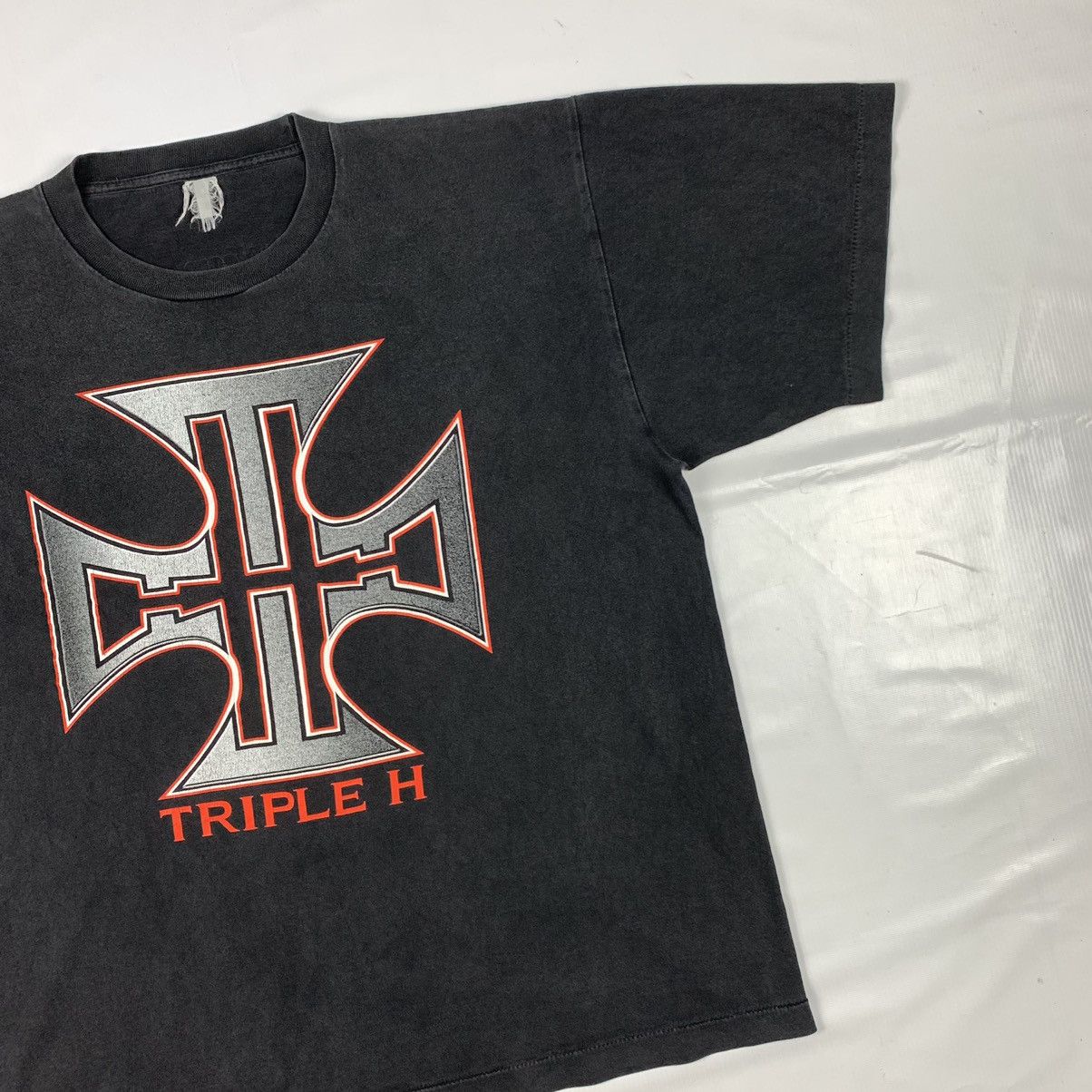 Vintage Vintage Triple H World Wrestling Federation WWF Shirt Size US XL / EU 56 / 4 - 3 Thumbnail