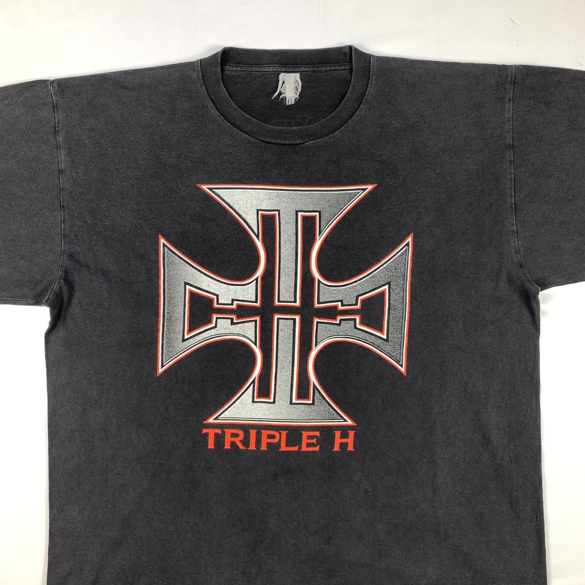 Vintage Vintage Triple H World Wrestling Federation WWF Shirt Size US XL / EU 56 / 4 - 4 Thumbnail