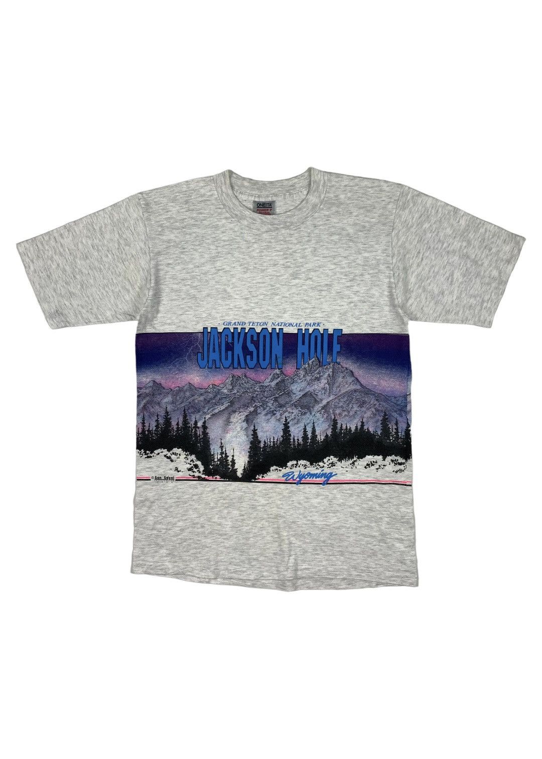 The Mountain Vintage 1990 Jackson Hole National Park Shirt Size US L / EU 52-54 / 3 - 1 Thumbnail