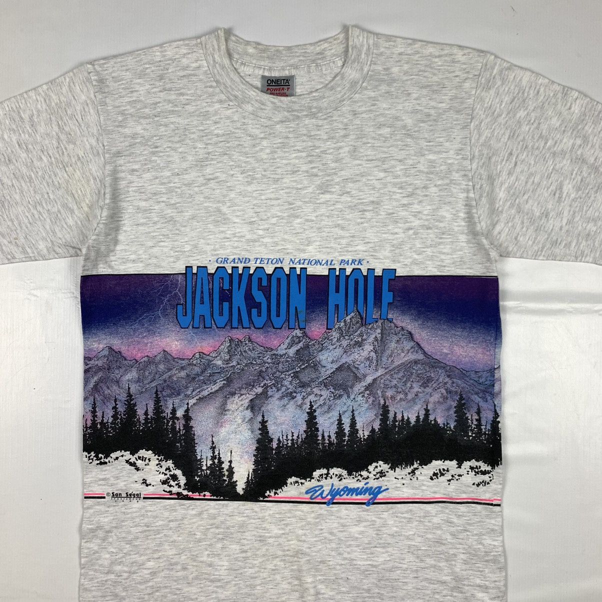 The Mountain Vintage 1990 Jackson Hole National Park Shirt Size US L / EU 52-54 / 3 - 4 Thumbnail