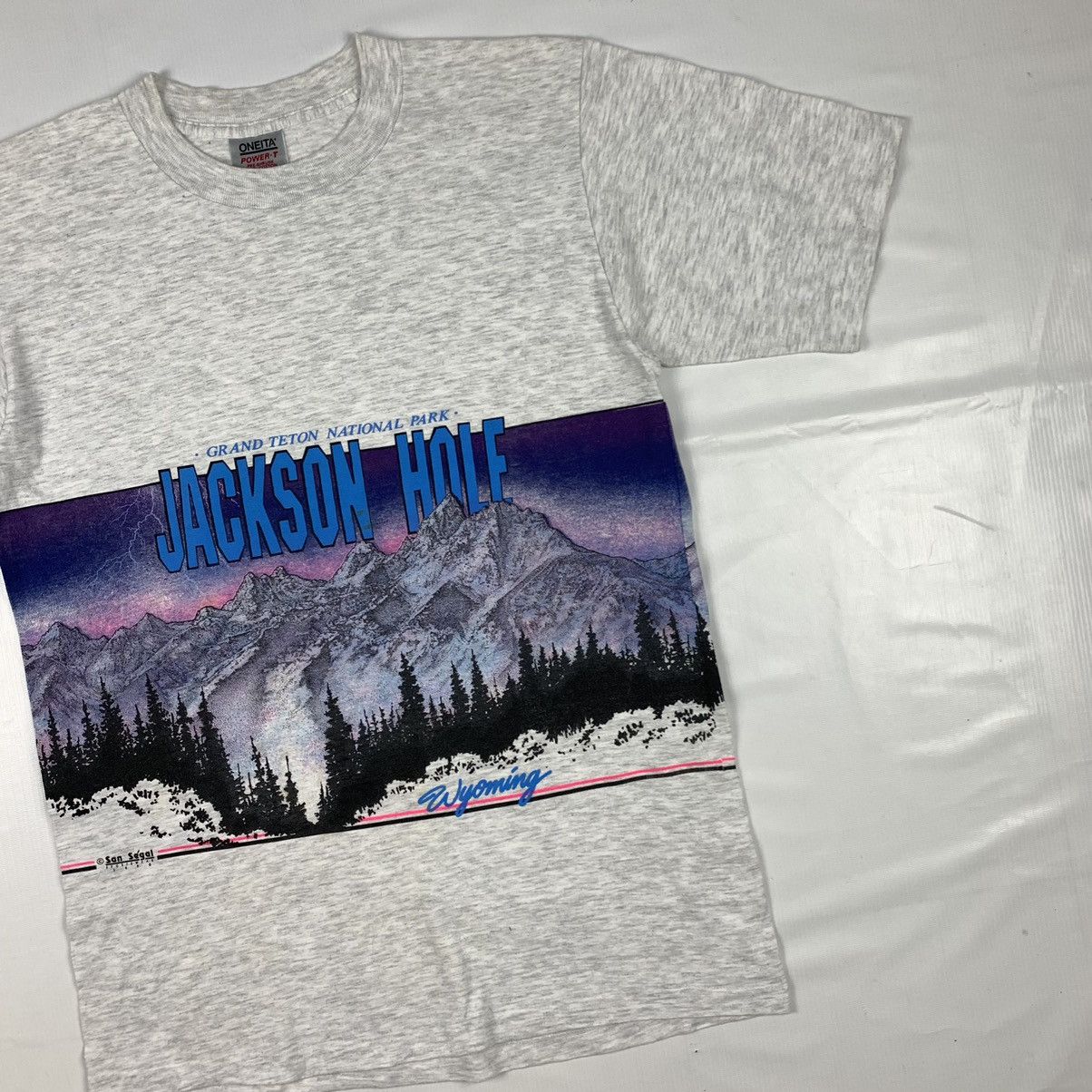 The Mountain Vintage 1990 Jackson Hole National Park Shirt Size US L / EU 52-54 / 3 - 3 Thumbnail