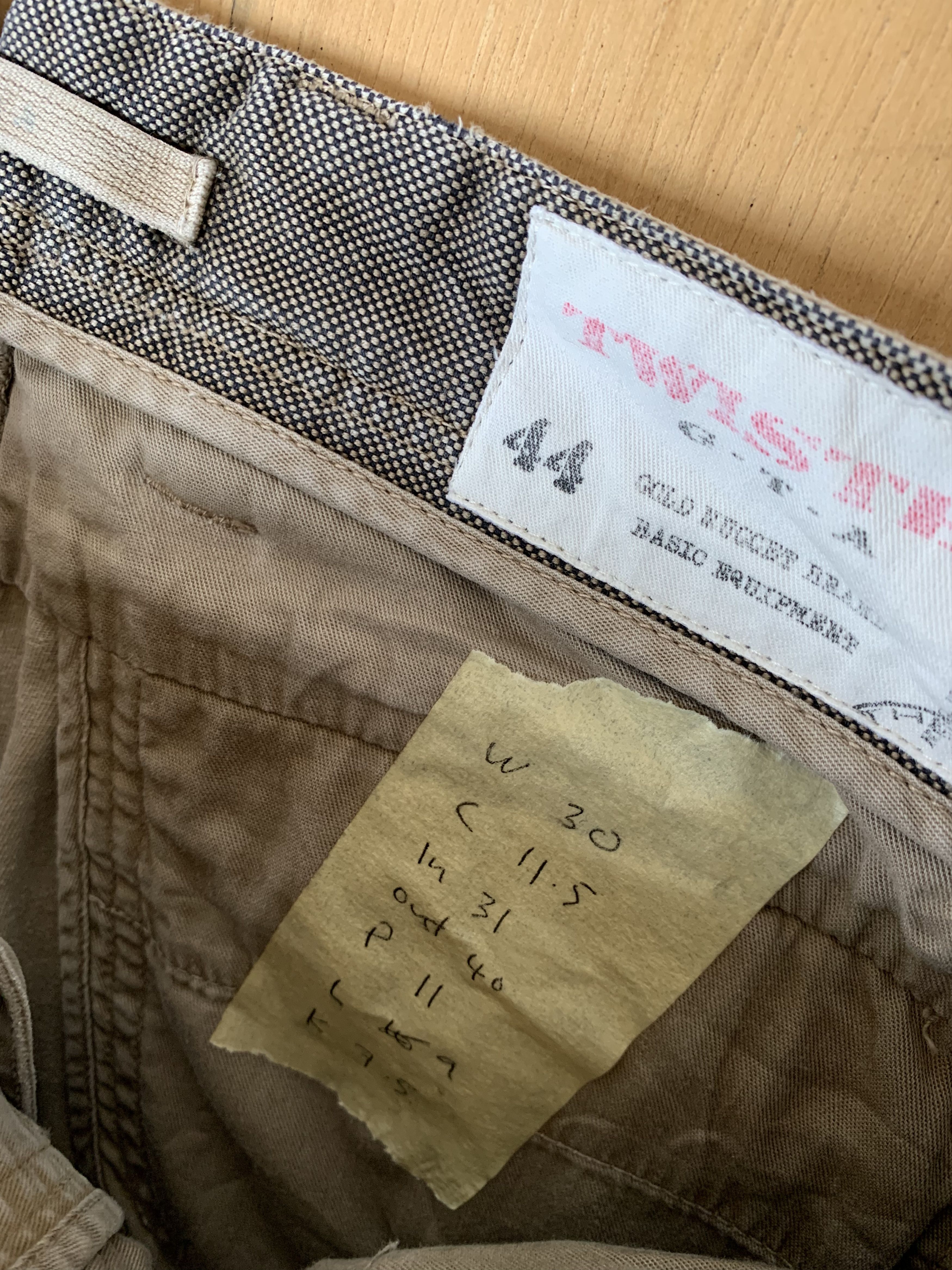 Japanese Brand × Vintage GTA TWISTED Beige Cargo Trouser Pant Size US 30 / EU 46 - 7 Thumbnail