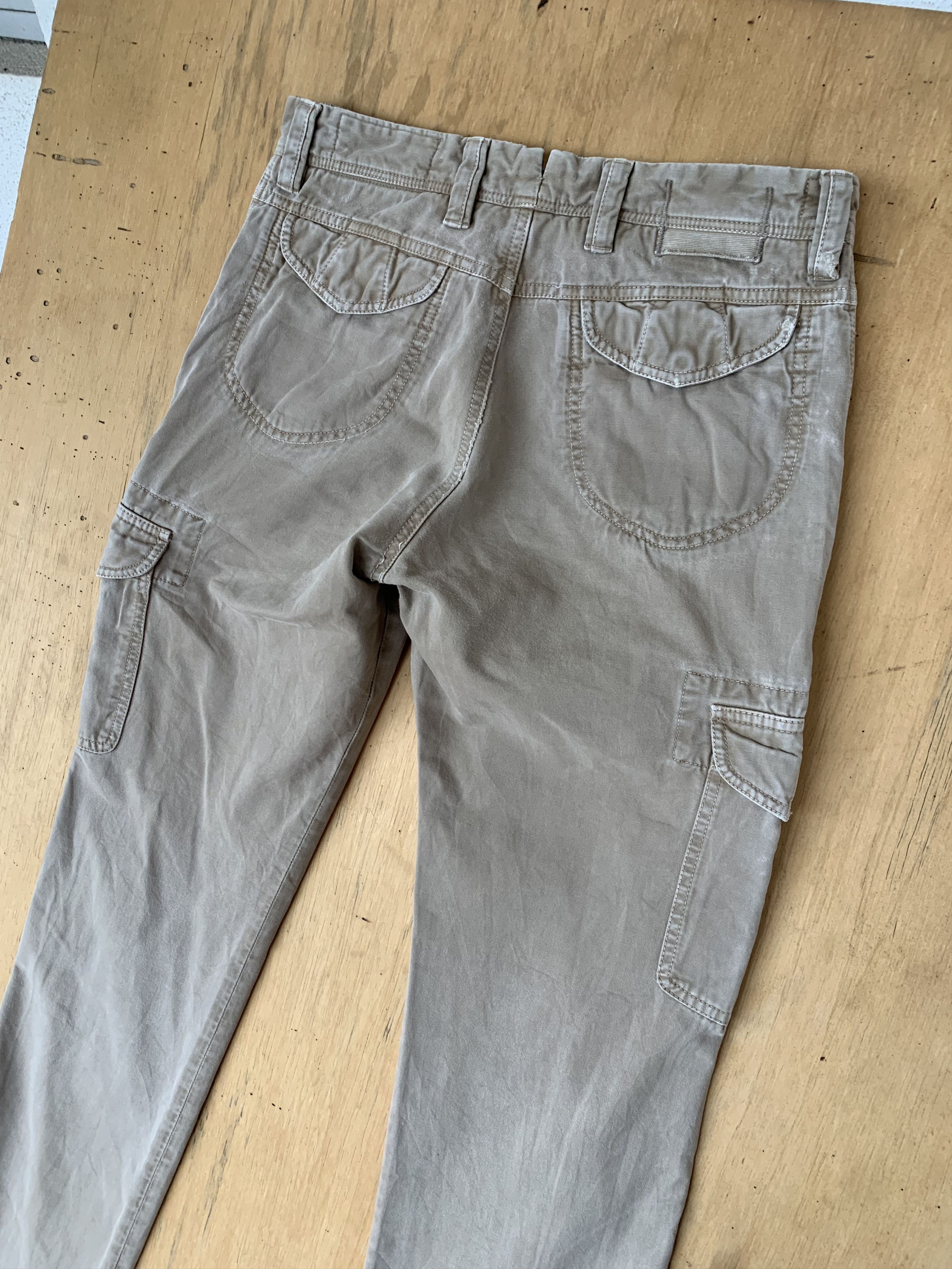 Japanese Brand × Vintage GTA TWISTED Beige Cargo Trouser Pant Size US 30 / EU 46 - 5 Thumbnail