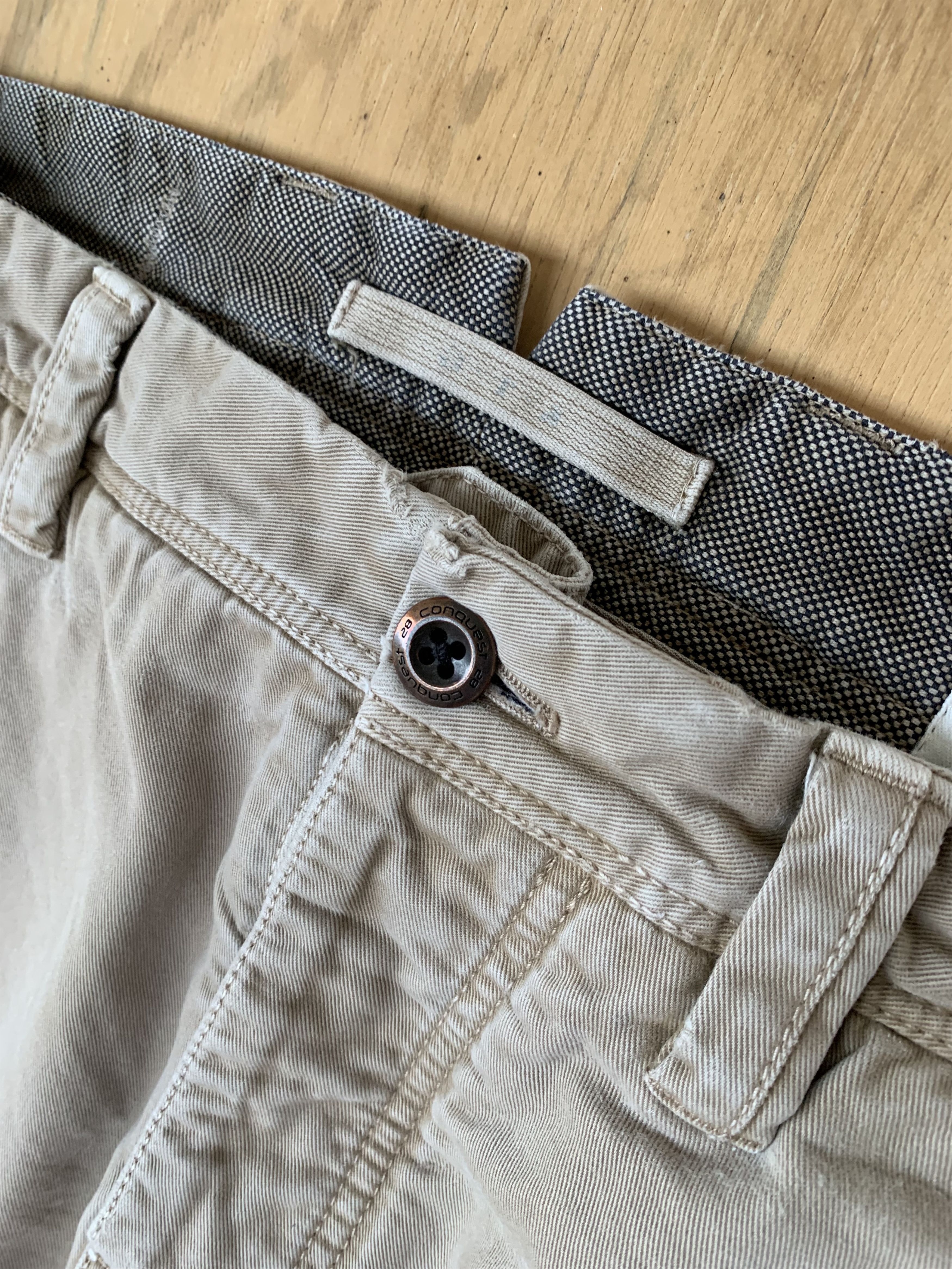 Japanese Brand × Vintage GTA TWISTED Beige Cargo Trouser Pant Size US 30 / EU 46 - 6 Thumbnail