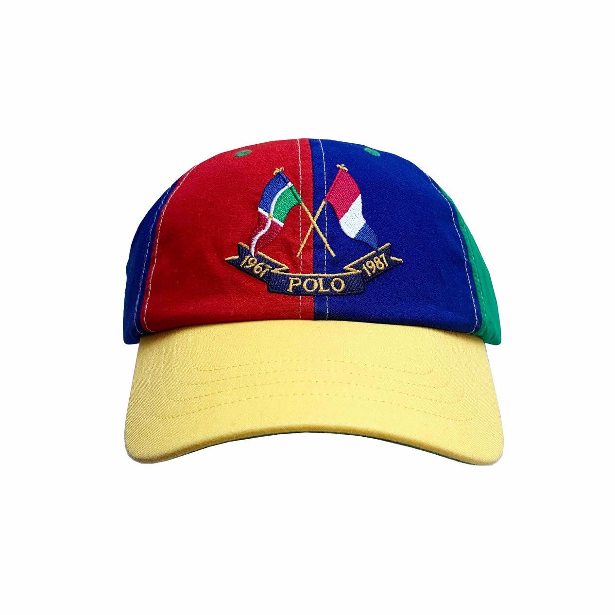 Rare polo ralph buy lauren cross flags cap hat