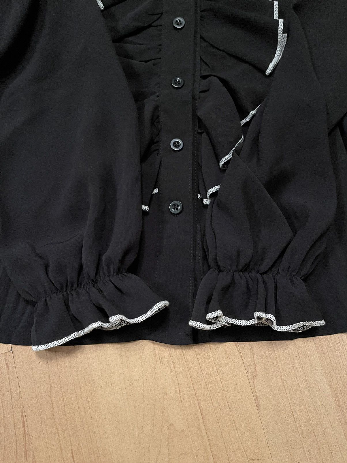 Japanese Brand Japanese avant garde blouse shirt Size S / US 4 / IT 40 - 5 Thumbnail