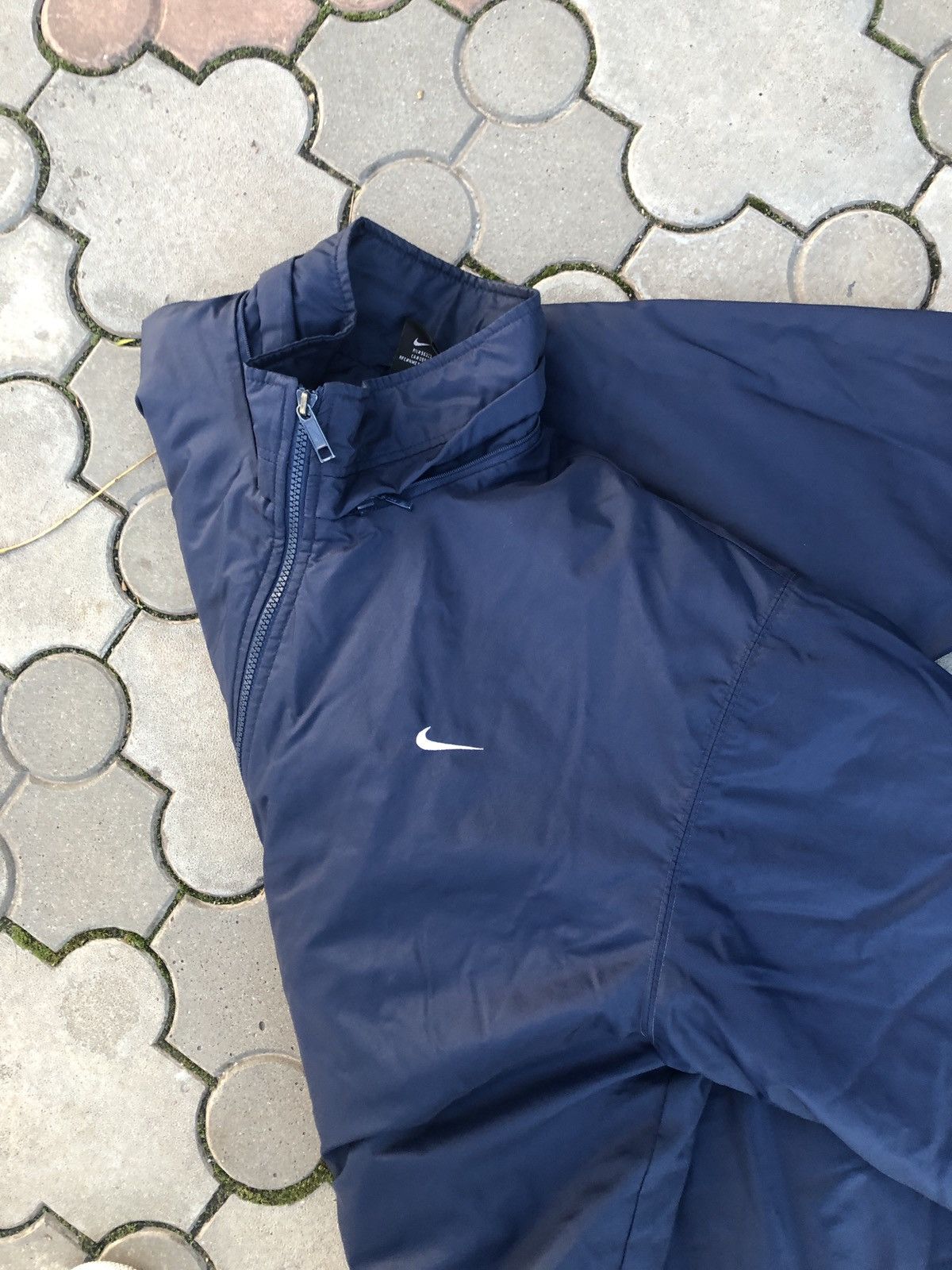 Nike × Vintage Vintage Y2K Nike Drill Big Swoosh Light Jacket Size US XL / EU 56 / 4 - 5 Thumbnail