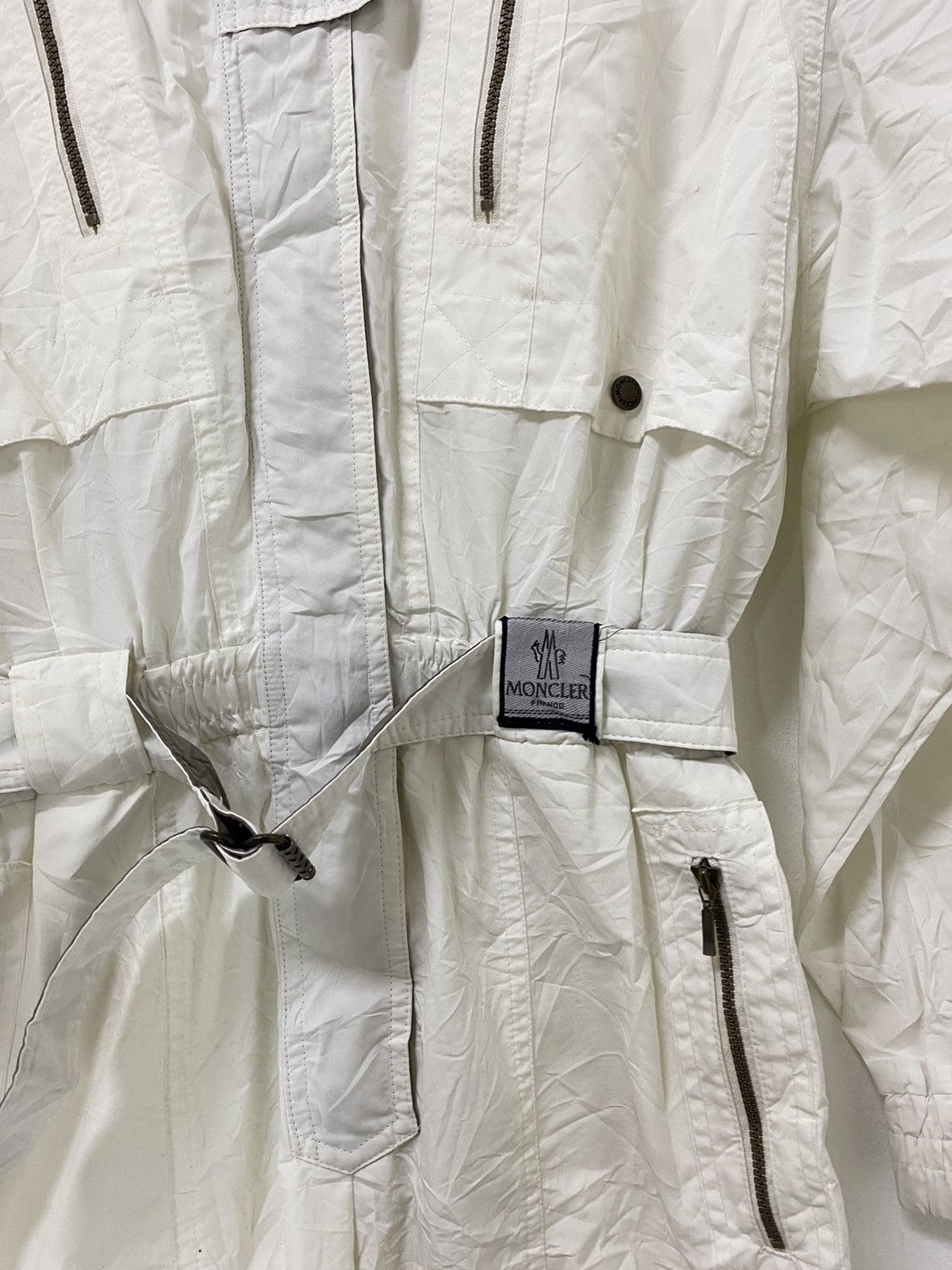 Moncler Vintage 90’s Moncler X asics Coverall Ski Jacket Design Size US 30 / EU 46 - 5 Thumbnail