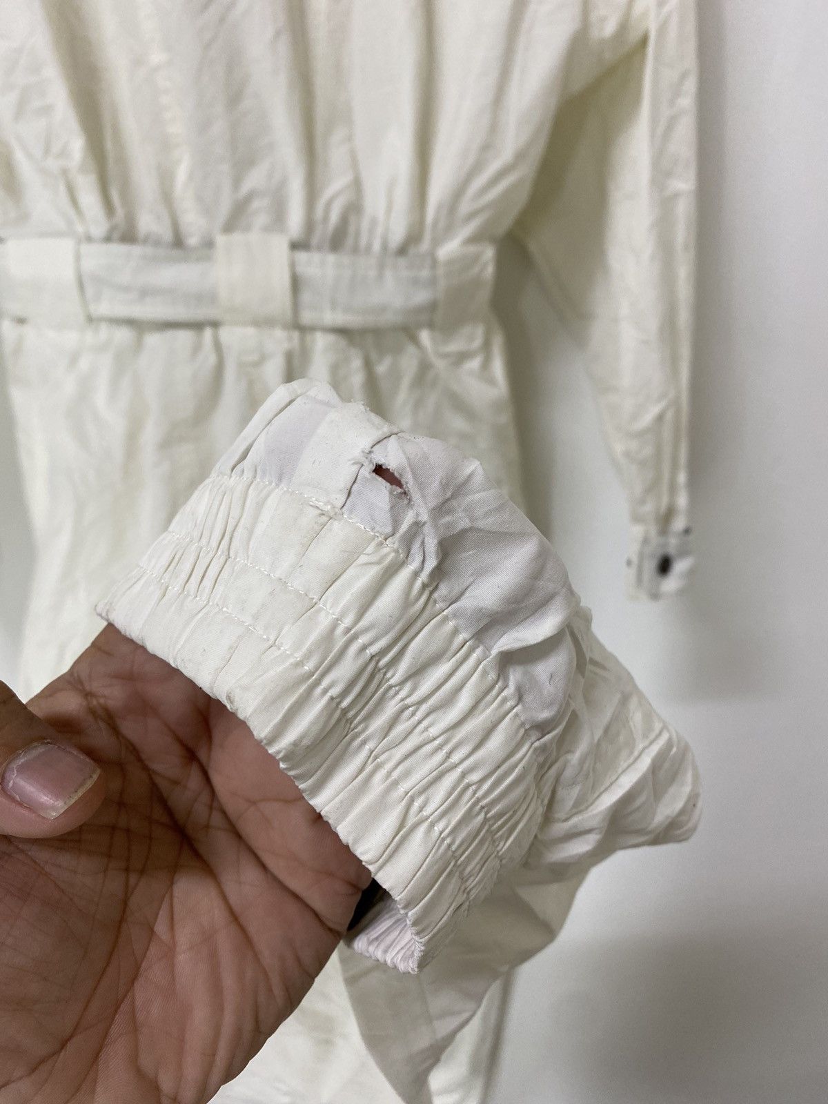 Moncler Vintage 90’s Moncler X asics Coverall Ski Jacket Design Size US 30 / EU 46 - 7 Thumbnail
