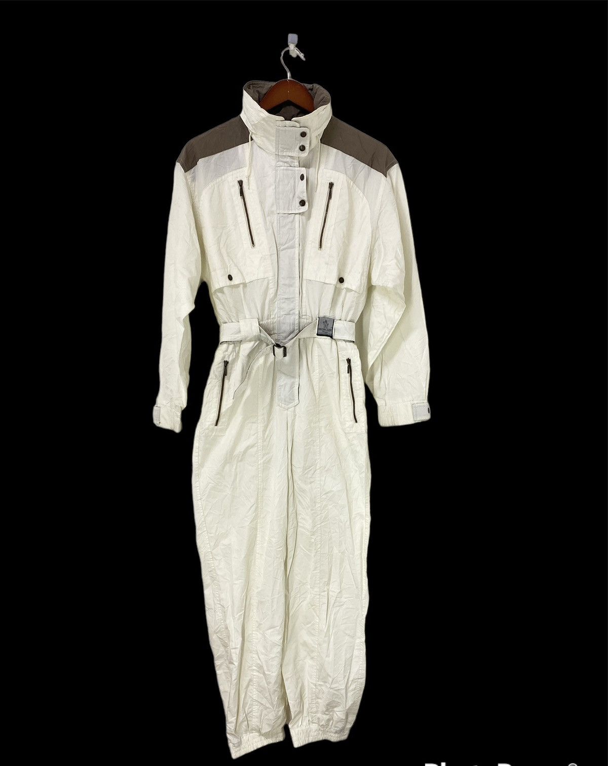 Moncler Vintage 90’s Moncler X asics Coverall Ski Jacket Design Size US 30 / EU 46 - 1 Thumbnail