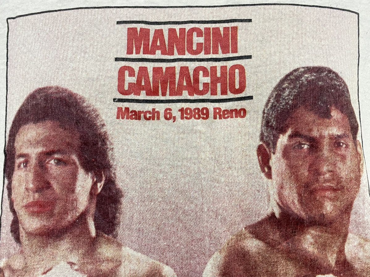 Band Tees × Vintage Rare Vintage Machini VS Camacho Boxing The Grudge Match Tee Size US M / EU 48-50 / 2 - 6 Thumbnail