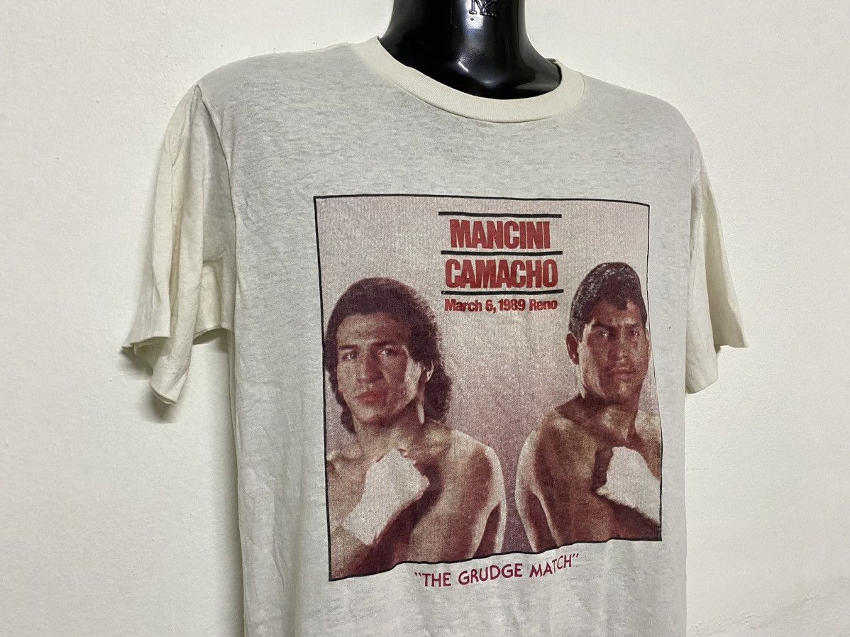 Band Tees × Vintage Rare Vintage Machini VS Camacho Boxing The Grudge Match Tee Size US M / EU 48-50 / 2 - 4 Thumbnail