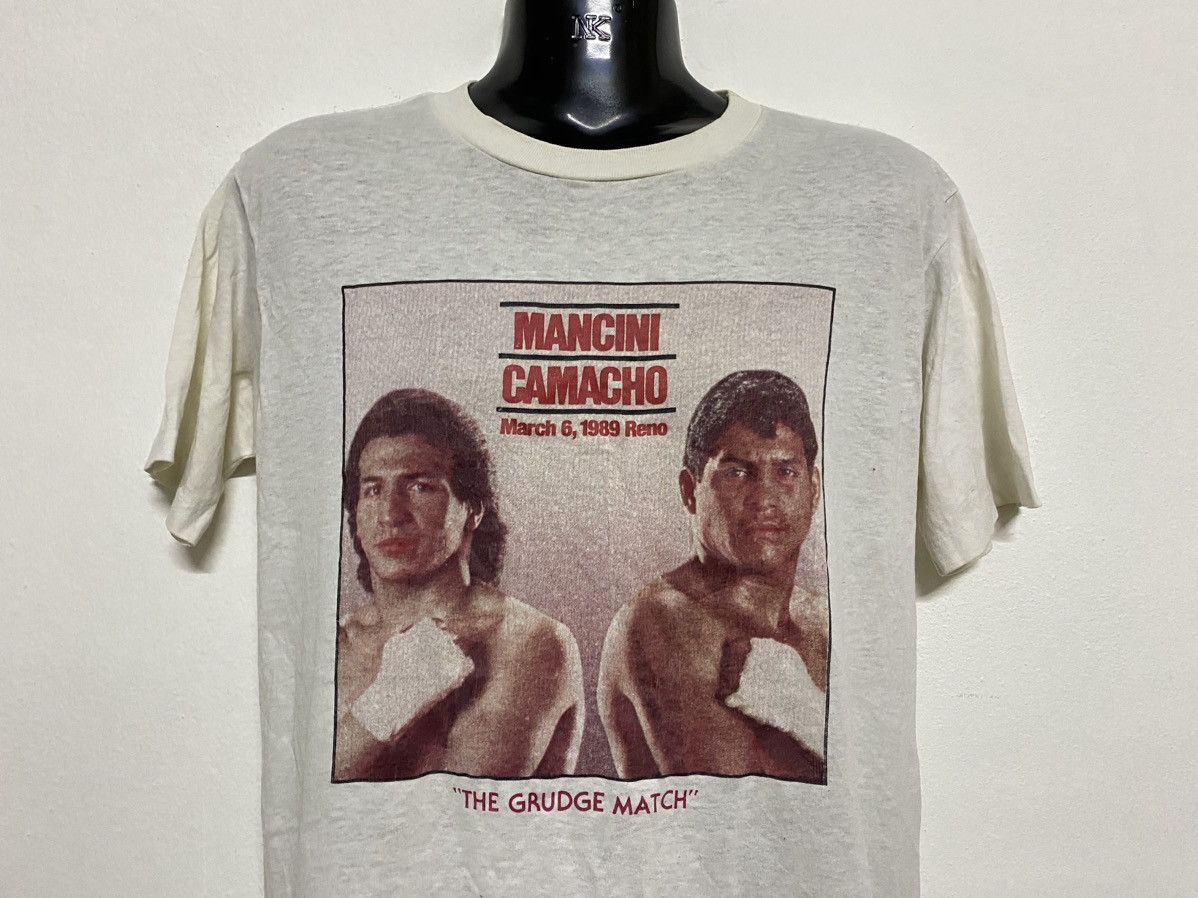 Band Tees × Vintage Rare Vintage Machini VS Camacho Boxing The Grudge Match Tee Size US M / EU 48-50 / 2 - 3 Thumbnail