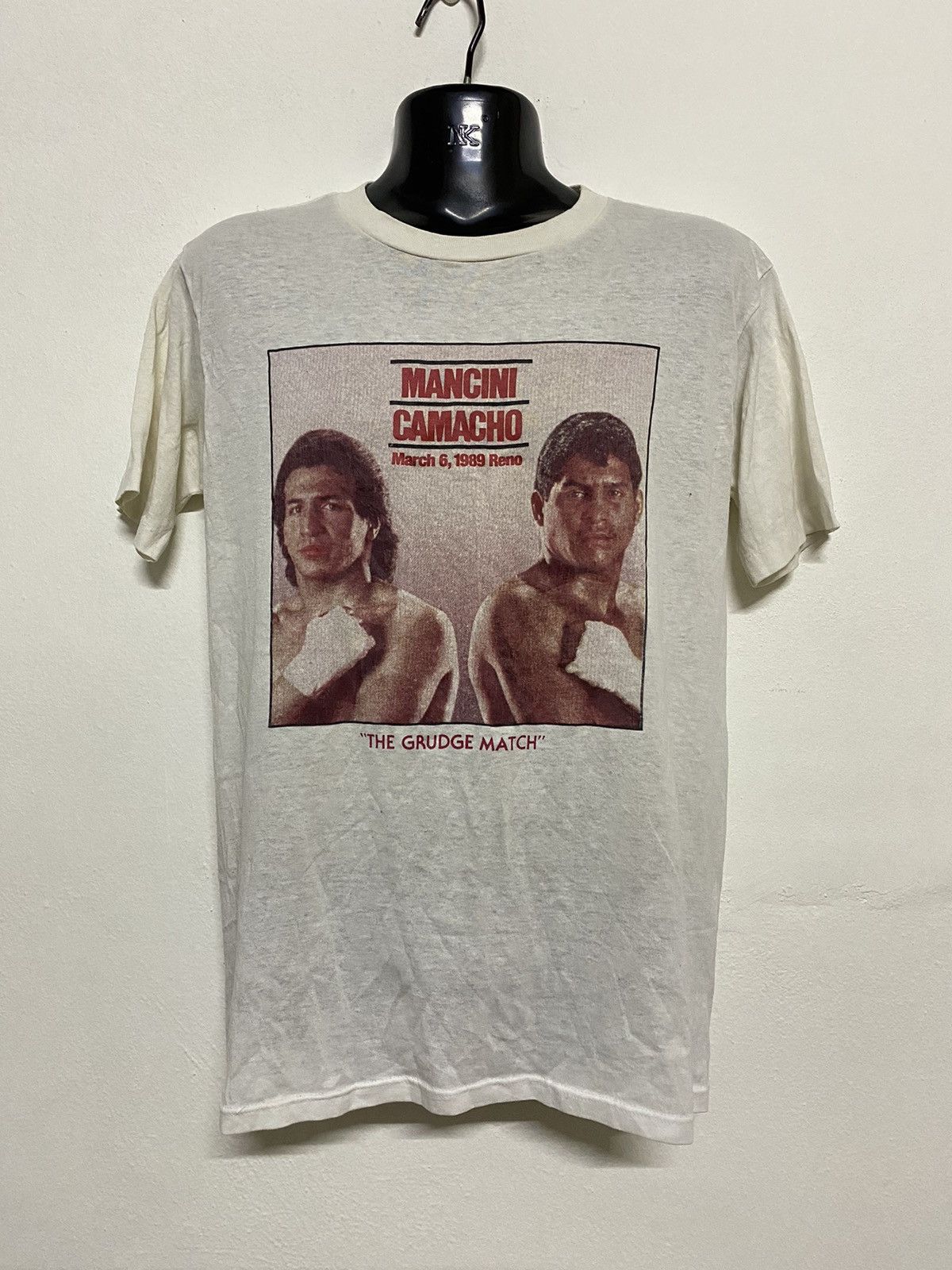 Band Tees × Vintage Rare Vintage Machini VS Camacho Boxing The Grudge Match Tee Size US M / EU 48-50 / 2 - 1 Thumbnail