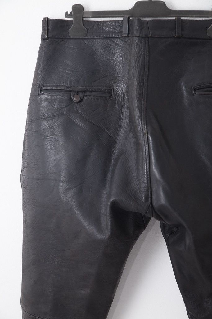 Vintage 1950's motorcycle leather pants Size US 36 / EU 52 - 4 Thumbnail