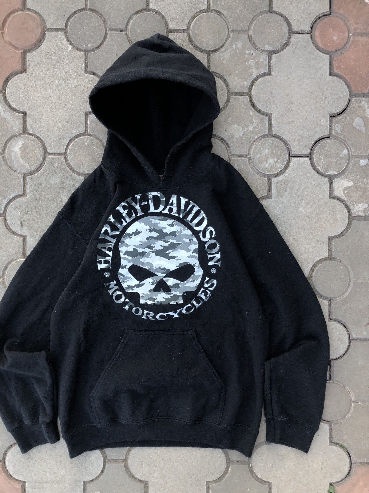 Harley Davidson × Vintage Vintage Harley Davidson Y2K Hoodie Biker USA Size US S / EU 44-46 / 1 - 4 Thumbnail