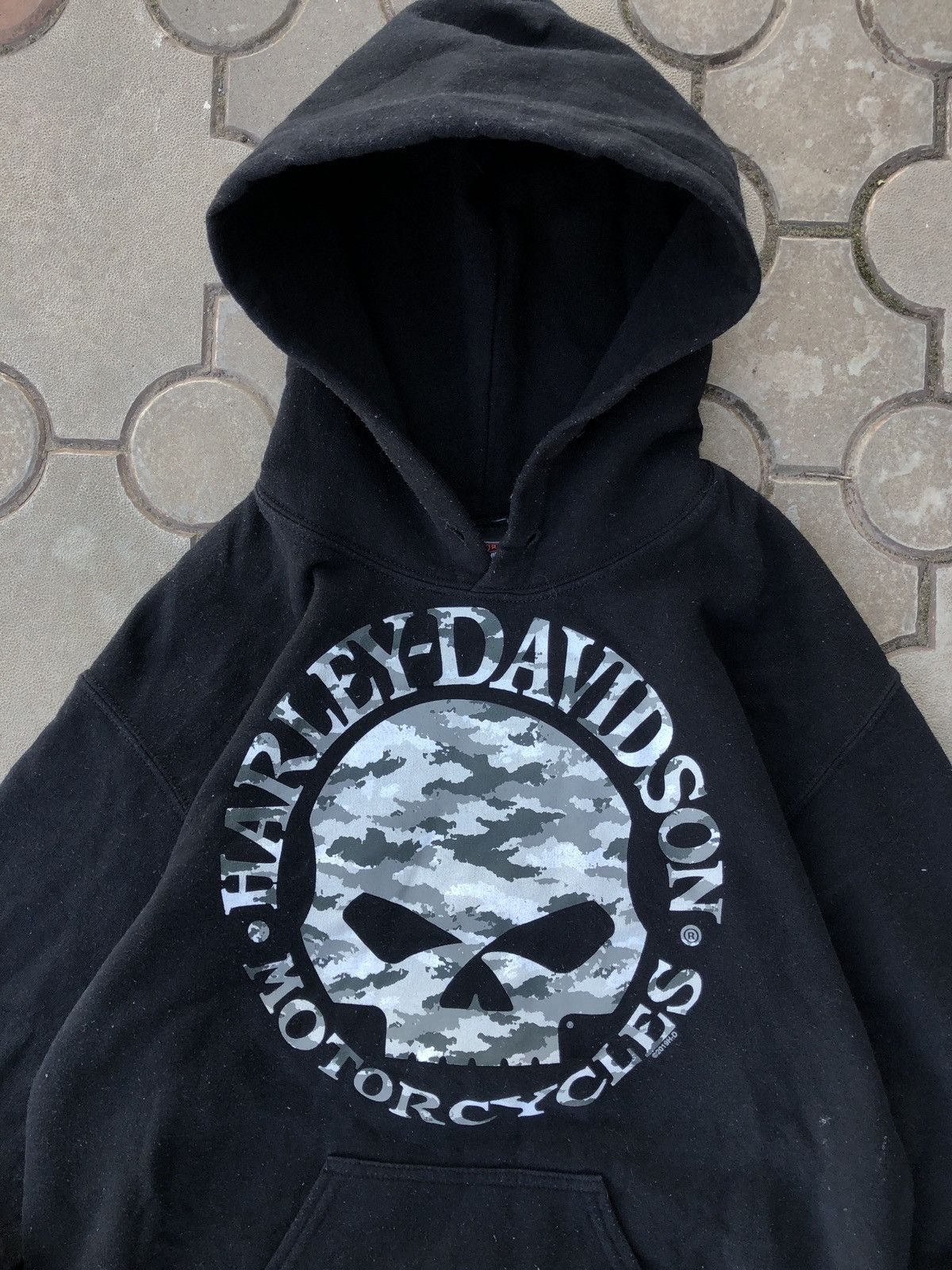 Harley Davidson × Vintage Vintage Harley Davidson Y2K Hoodie Biker USA Size US S / EU 44-46 / 1 - 5 Thumbnail