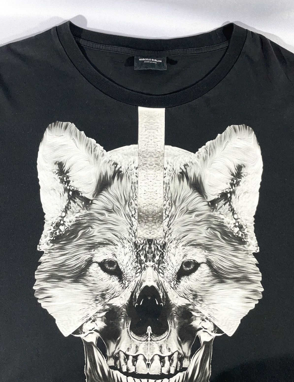 Marcelo Burlon Short Sleeve Tee Shirt Size US L / EU 52-54 / 3 - 4 Thumbnail