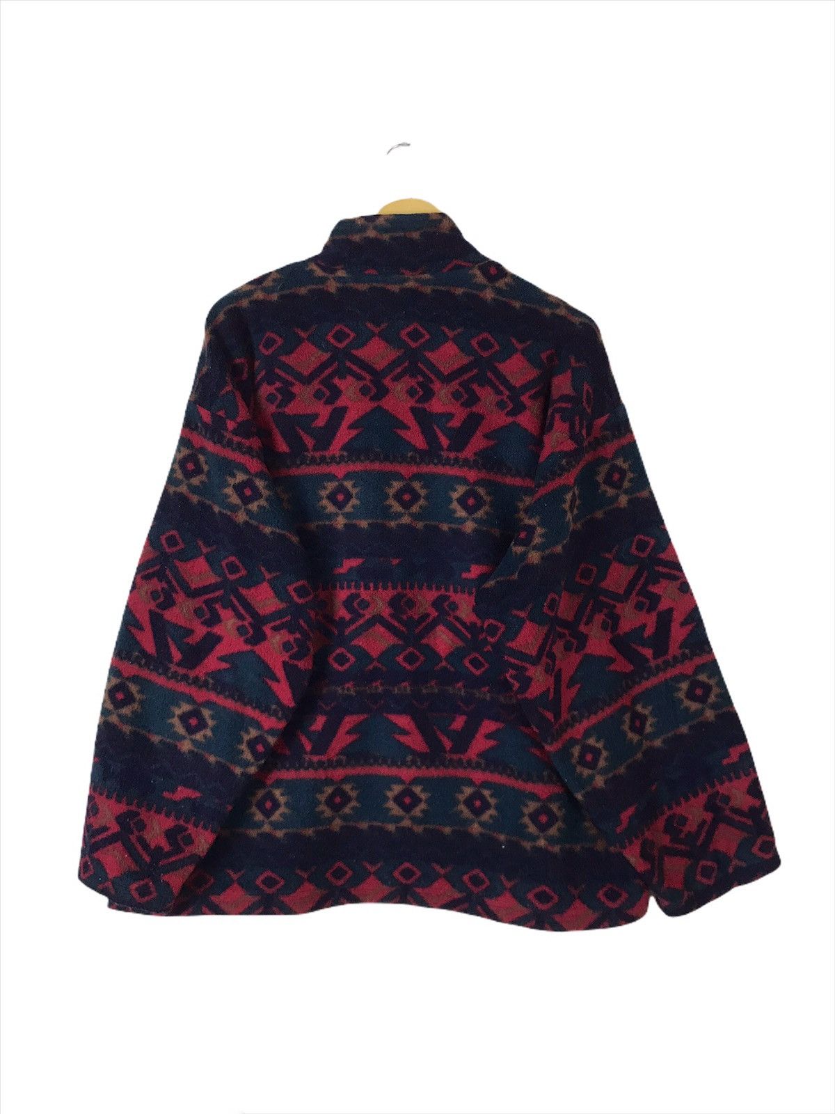 Vintage After The Stork Arc-Tech Aztec Native Fleece Jacket Size US L / EU 52-54 / 3 - 3 Thumbnail