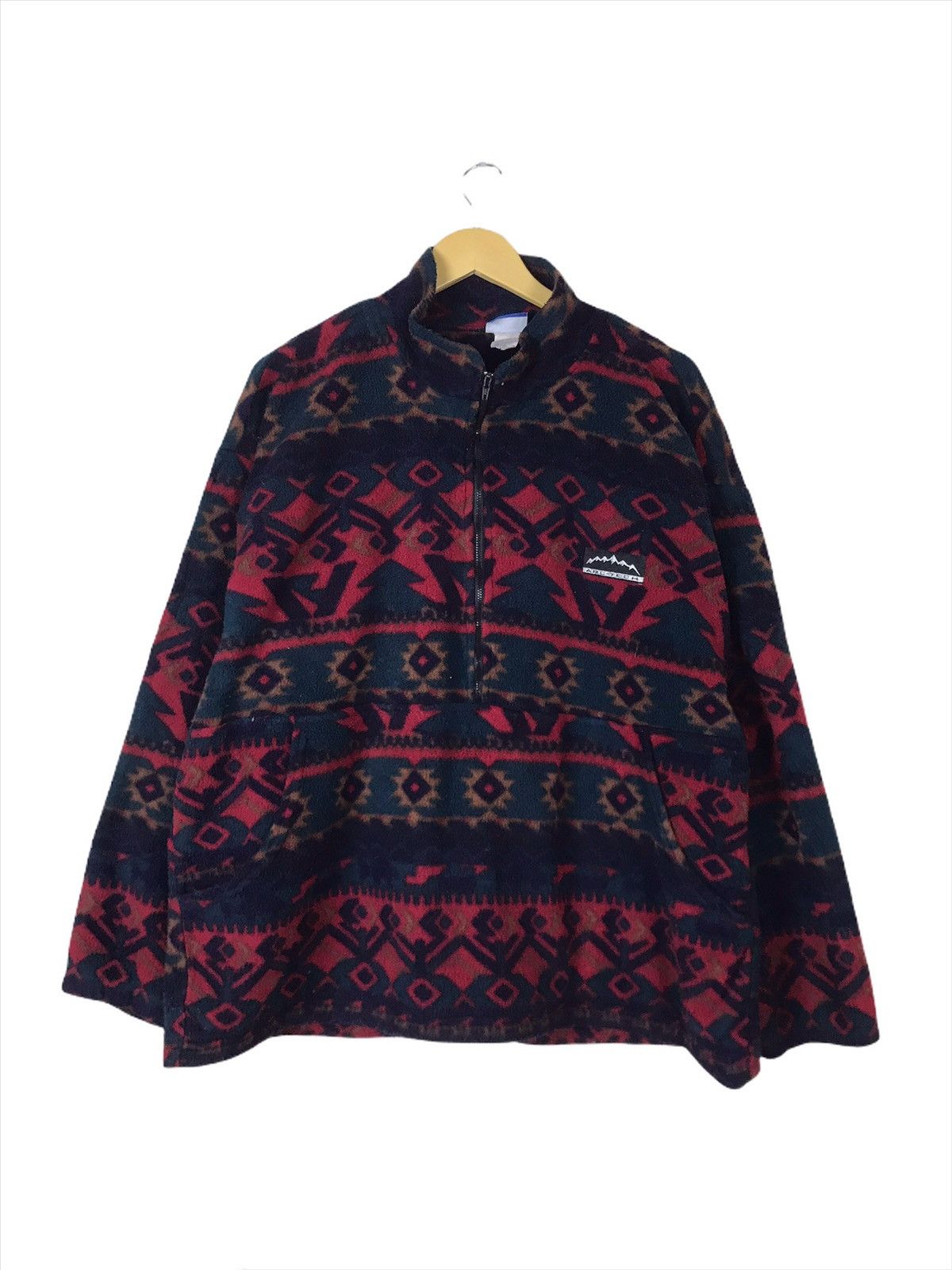 Vintage After The Stork Arc-Tech Aztec Native Fleece Jacket Size US L / EU 52-54 / 3 - 2 Thumbnail
