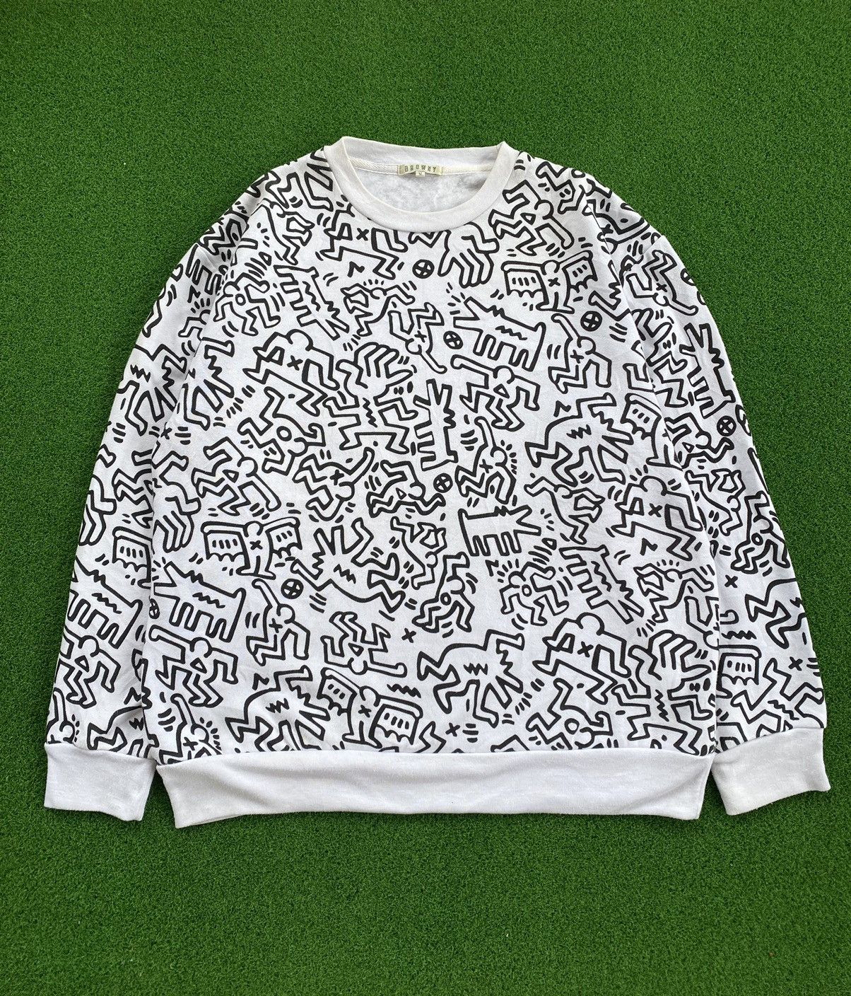 Keith Haring Keith Haring Doodle Art Full Print Crewneck Size US M / EU 48-50 / 2 - 1 Thumbnail