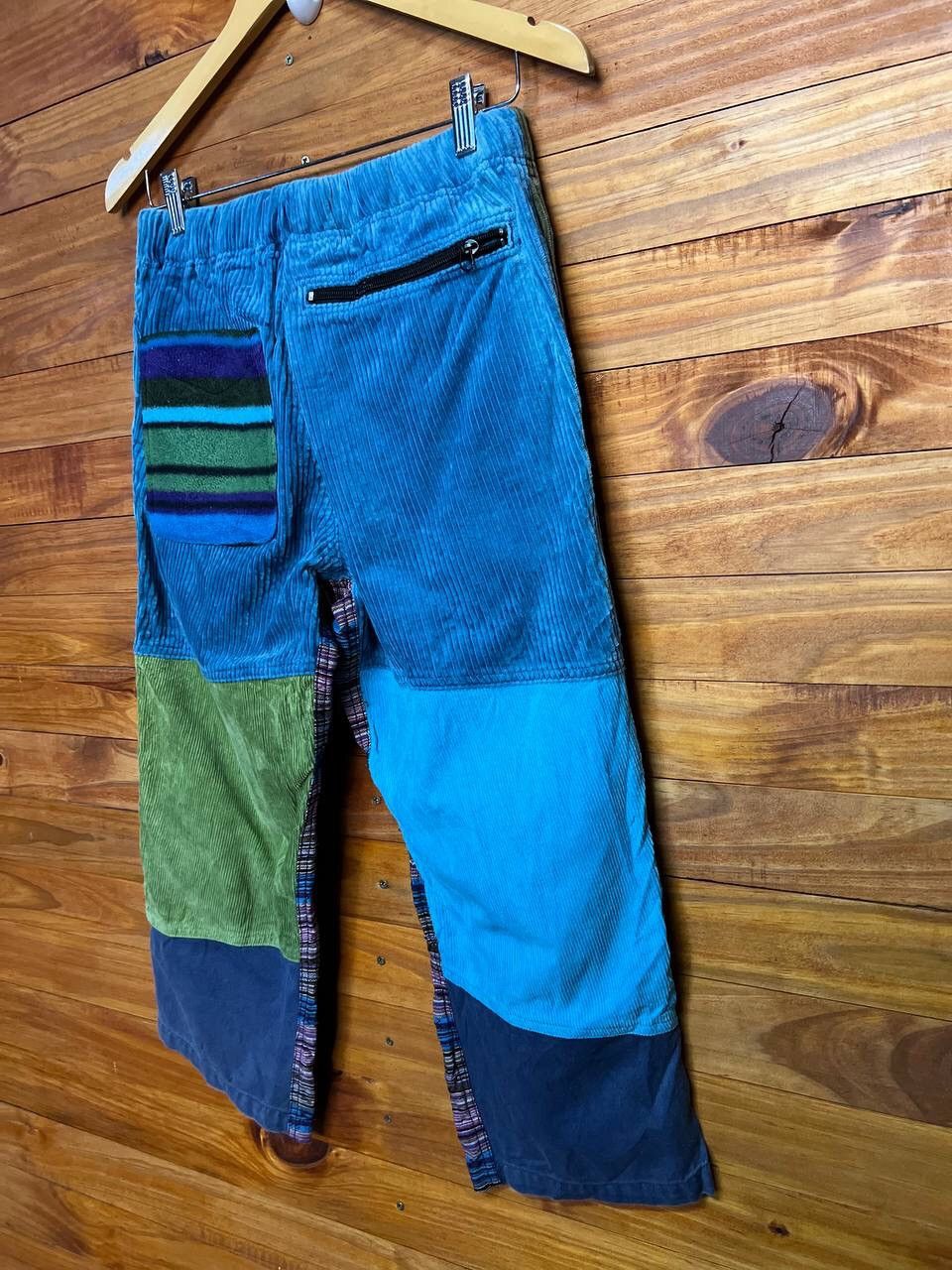 Japanese Brand 3Q PATCHWORK COLOUR BLOCK PANTS Size US 30 / EU 46 - 8 Thumbnail