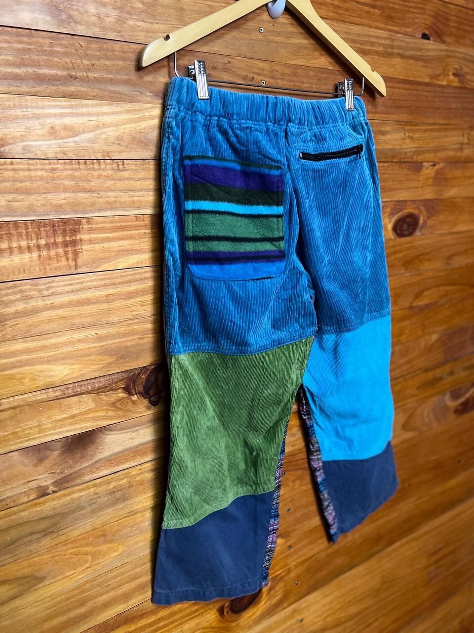 Japanese Brand 3Q PATCHWORK COLOUR BLOCK PANTS Size US 30 / EU 46 - 7 Thumbnail