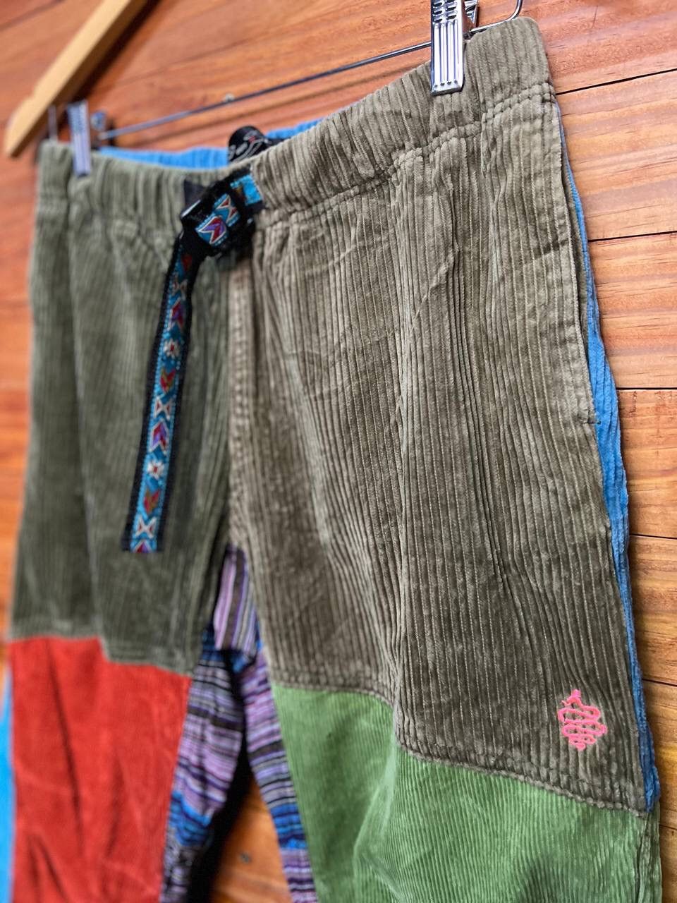 Japanese Brand 3Q PATCHWORK COLOUR BLOCK PANTS Size US 30 / EU 46 - 5 Thumbnail