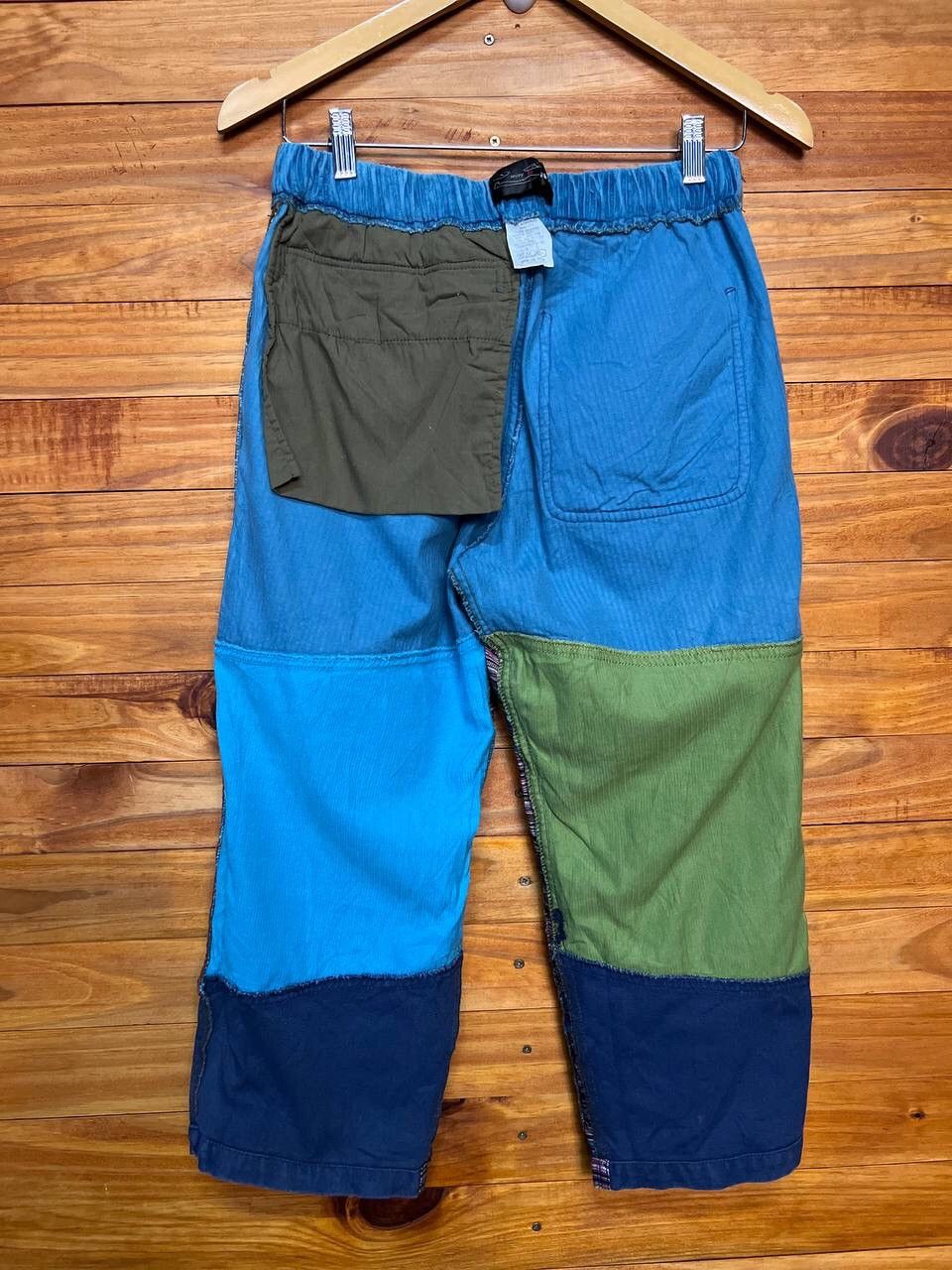 Japanese Brand 3Q PATCHWORK COLOUR BLOCK PANTS Size US 30 / EU 46 - 11 Thumbnail