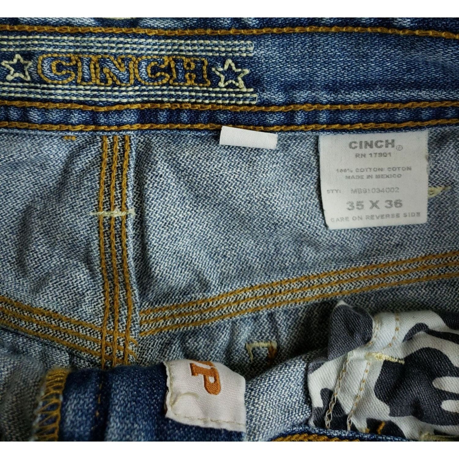 Cinch Cinch Relaxed Fit Jeans Men's Size 34/36 Distressed Light Size US 34 / EU 50 - 8 Thumbnail
