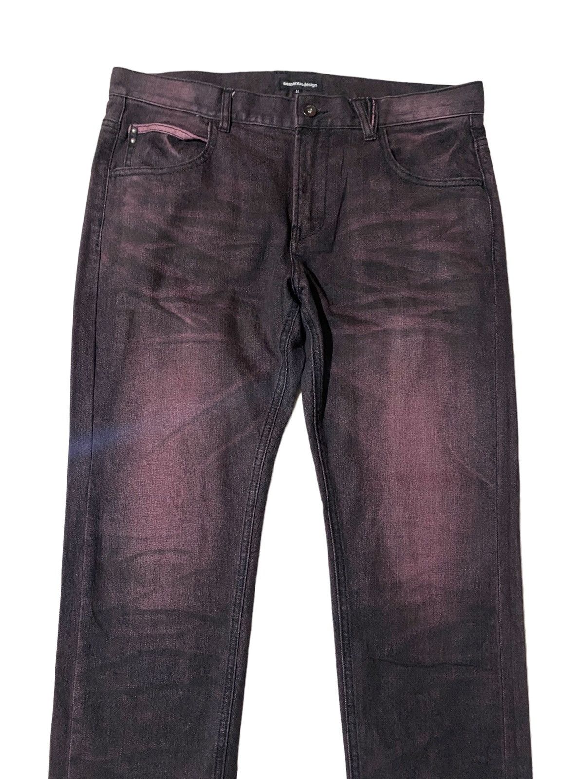 semanticdesign 💥Japanese designer Semantic design Denim Size US 35 - 5 Thumbnail