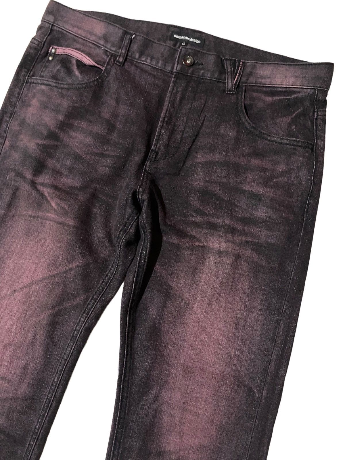 semanticdesign 💥Japanese designer Semantic design Denim Size US 35 - 2 Thumbnail