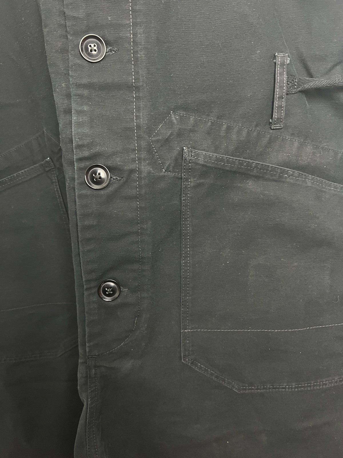 Engineered Garments Black Canvas Overalls Size US 32 / EU 48 - 4 Thumbnail