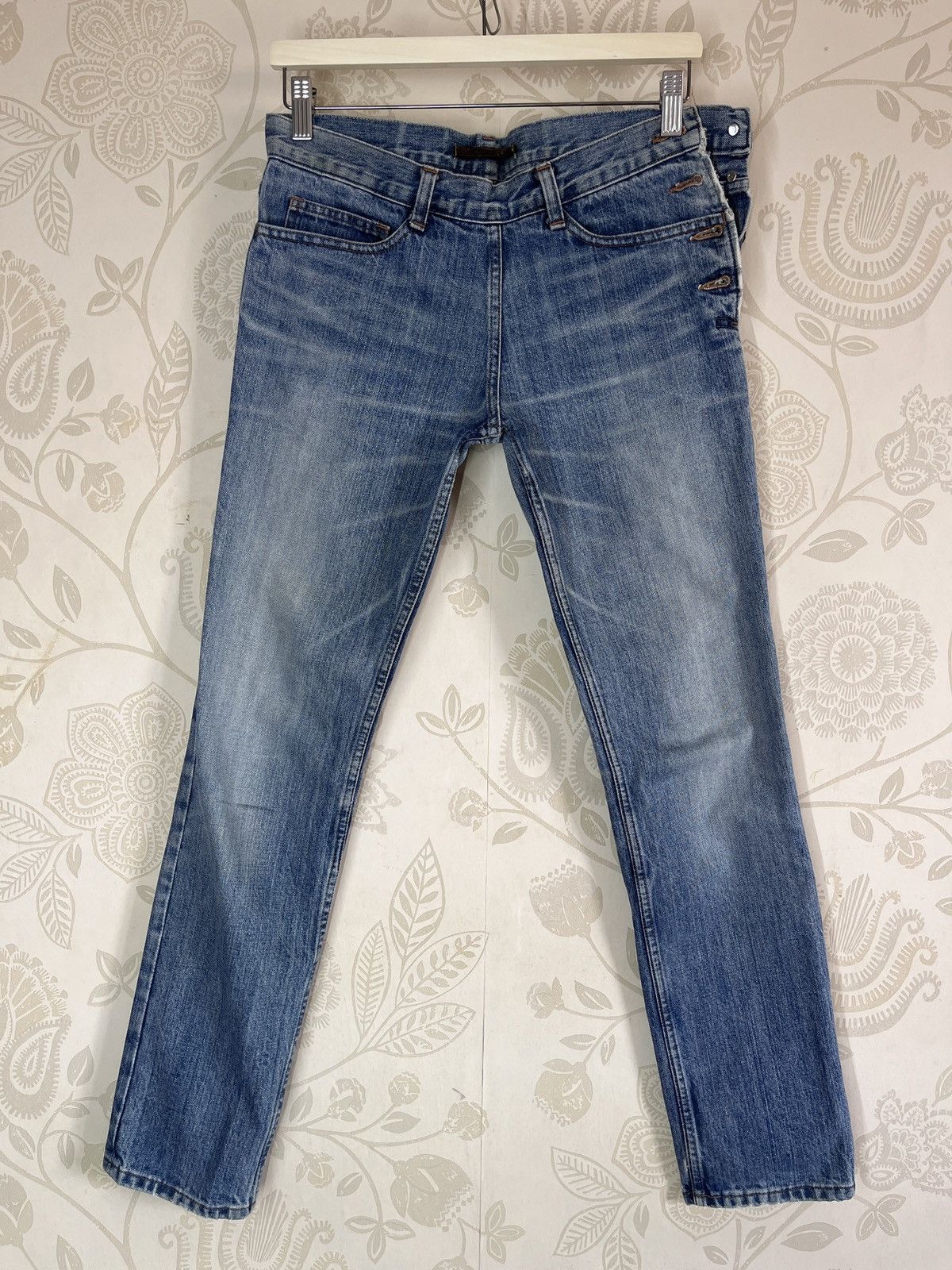 Issey Miyake × Tsumori Chisato Rare Tsumori Chisato Issey Miyake Denim Jeans Side Buttons Size US 29 - 1 Thumbnail