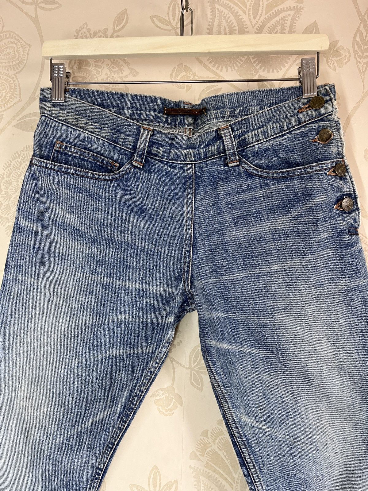 Issey Miyake × Tsumori Chisato Rare Tsumori Chisato Issey Miyake Denim Jeans Side Buttons Size US 29 - 9 Thumbnail