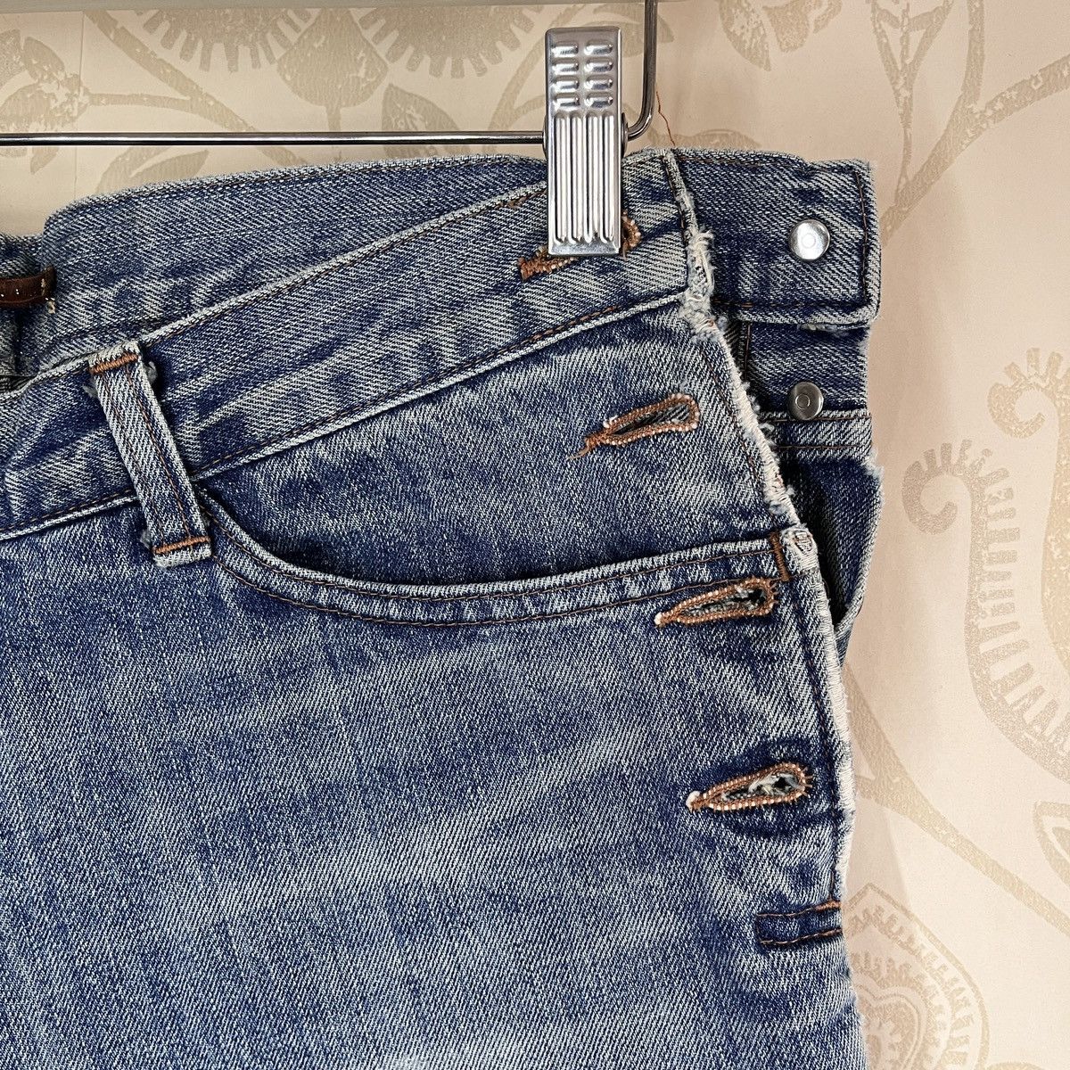 Issey Miyake × Tsumori Chisato Rare Tsumori Chisato Issey Miyake Denim Jeans Side Buttons Size US 29 - 11 Thumbnail