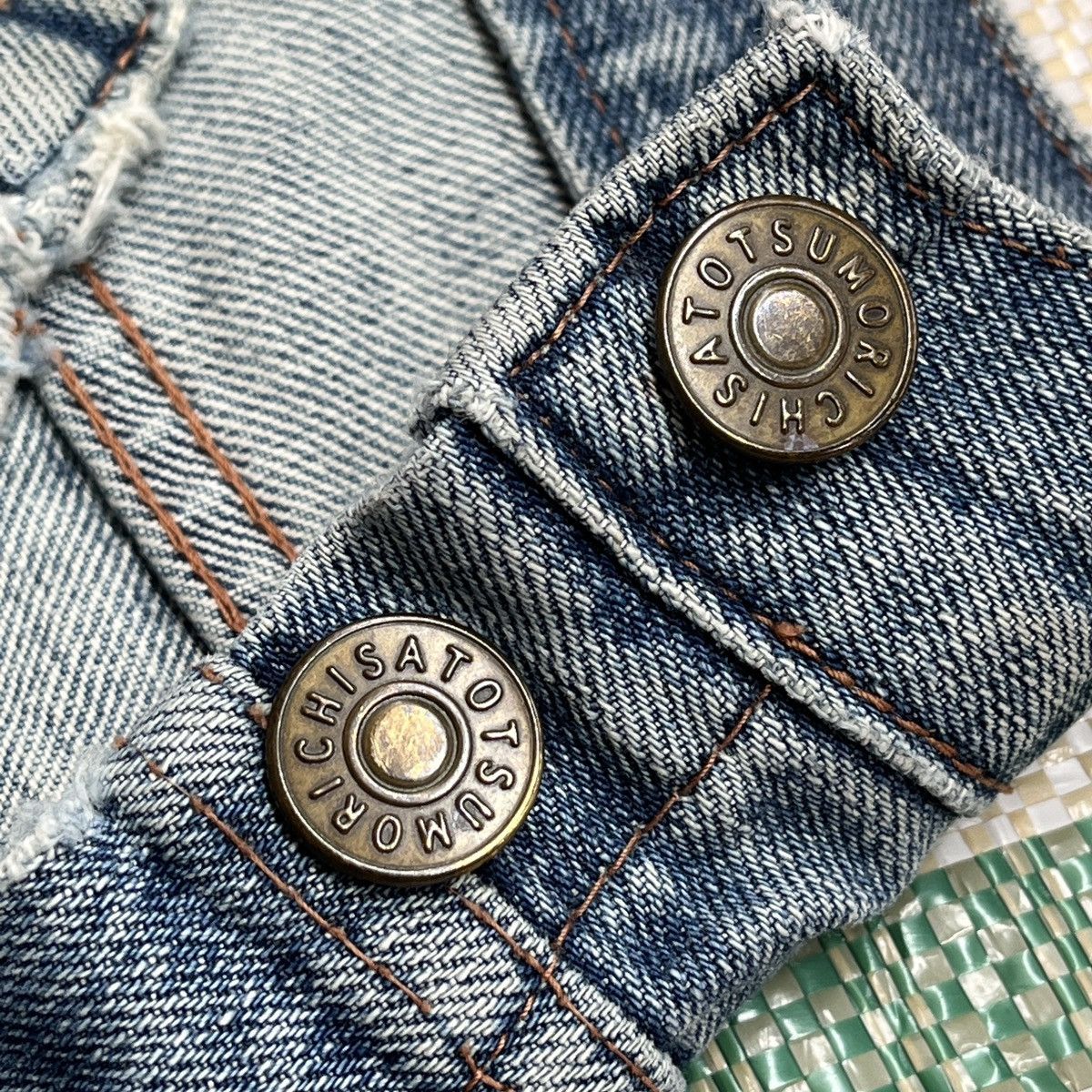 Issey Miyake × Tsumori Chisato Rare Tsumori Chisato Issey Miyake Denim Jeans Side Buttons Size US 29 - 5 Thumbnail