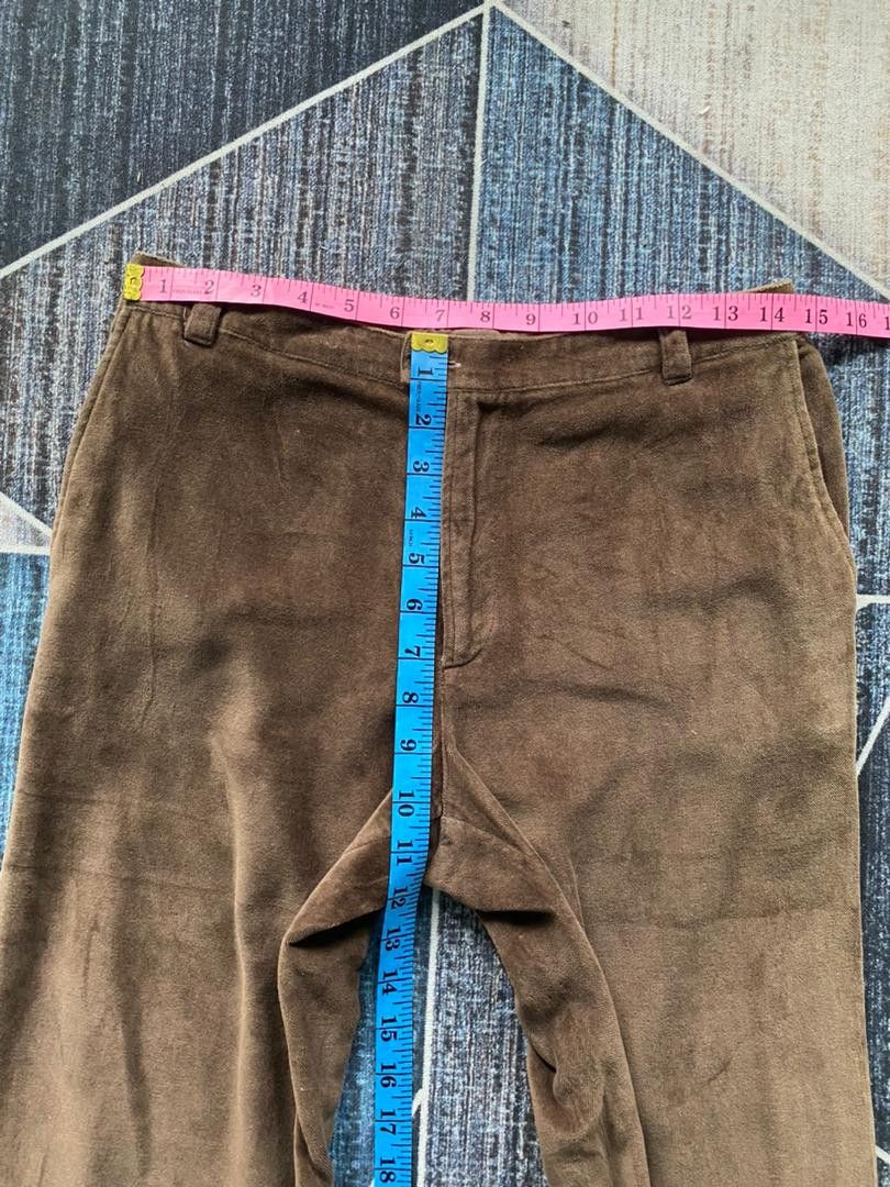 Designer AUTHENTIC KRISTENSEN DU NORD VELVET MINIMALIST PANTS Size 29" - 11 Thumbnail