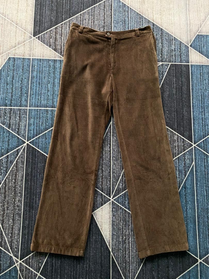 Designer AUTHENTIC KRISTENSEN DU NORD VELVET MINIMALIST PANTS Size 29" - 1 Thumbnail