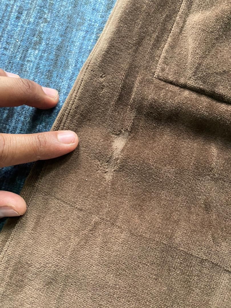 Designer AUTHENTIC KRISTENSEN DU NORD VELVET MINIMALIST PANTS Size 29" - 10 Thumbnail