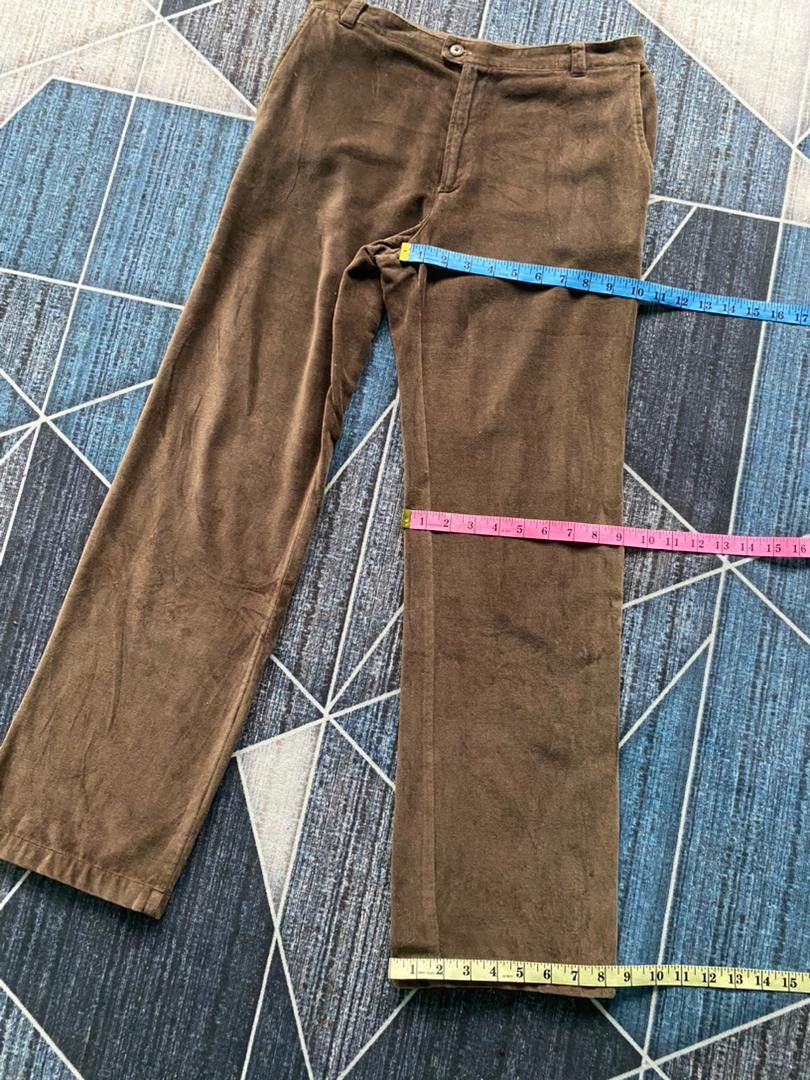 Designer AUTHENTIC KRISTENSEN DU NORD VELVET MINIMALIST PANTS Size 29" - 12 Thumbnail