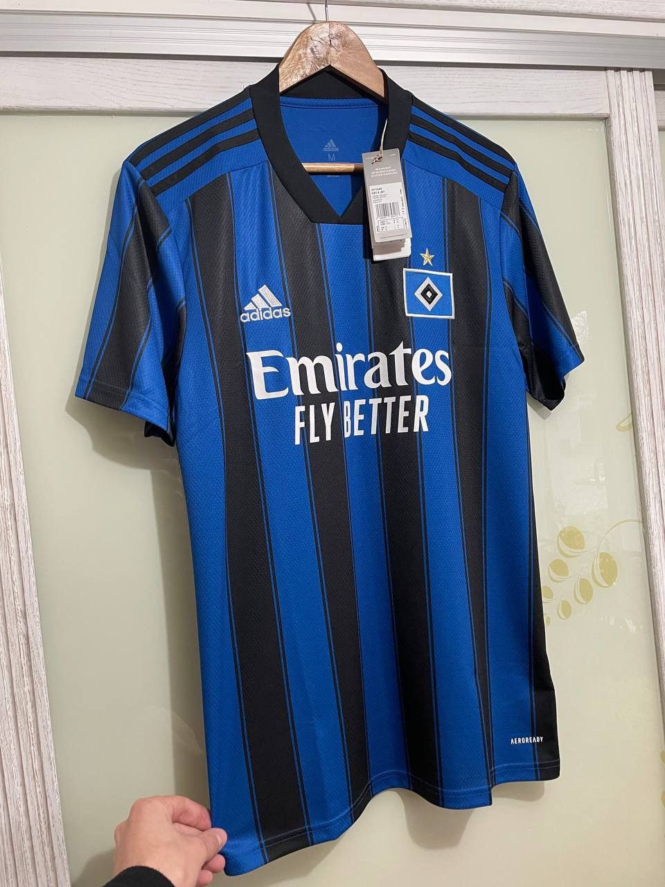 Adidas Hamburg 2021-2022 Away Soccer Jersey Football Shirt Adidas Size US M / EU 48-50 / 2 - 2 Thumbnail