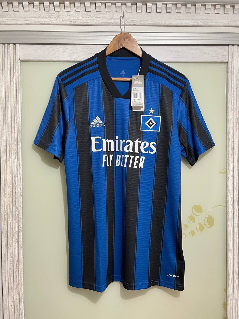 Adidas Hamburg 2021-2022 Away Soccer Jersey Football Shirt Adidas Size US M / EU 48-50 / 2 - 1 Thumbnail