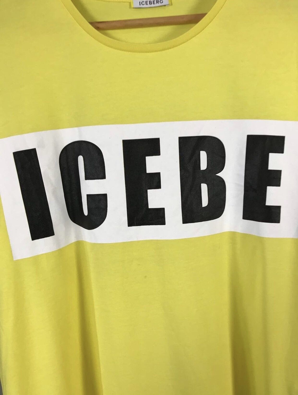 Iceberg Iceberg 74 luxury streetwear yellow tee Size US XL / EU 56 / 4 - 3 Thumbnail